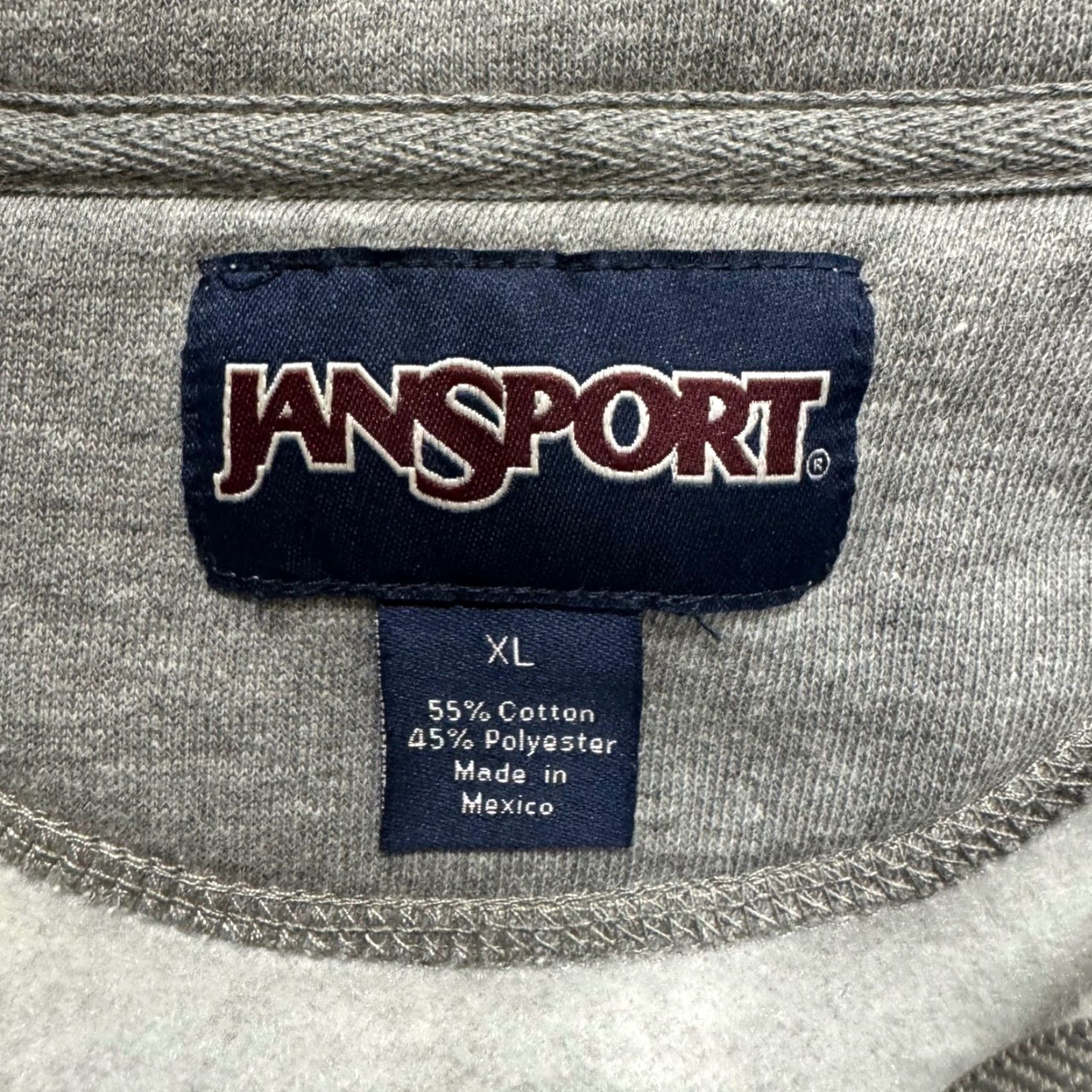 Jansport VTG Jansport 1/4 Zip Men's XL Gray Y2K Embroidered Pullover Collared Shirt Size US XL / EU 56 / 4 - 2 Thumbnail