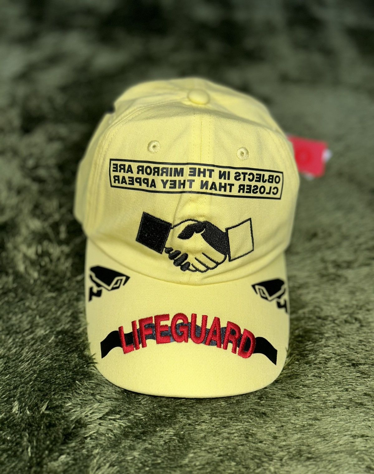 032c 032c logo embroidery warning cap yellow Size ONE SIZE - 1 Thumbnail