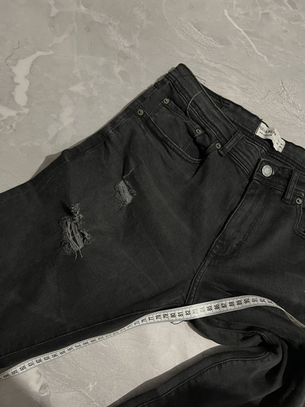 Vintage Underground Skinny Faded Jeans / Balenciaga Style Archive Size US 31 - 11 Thumbnail