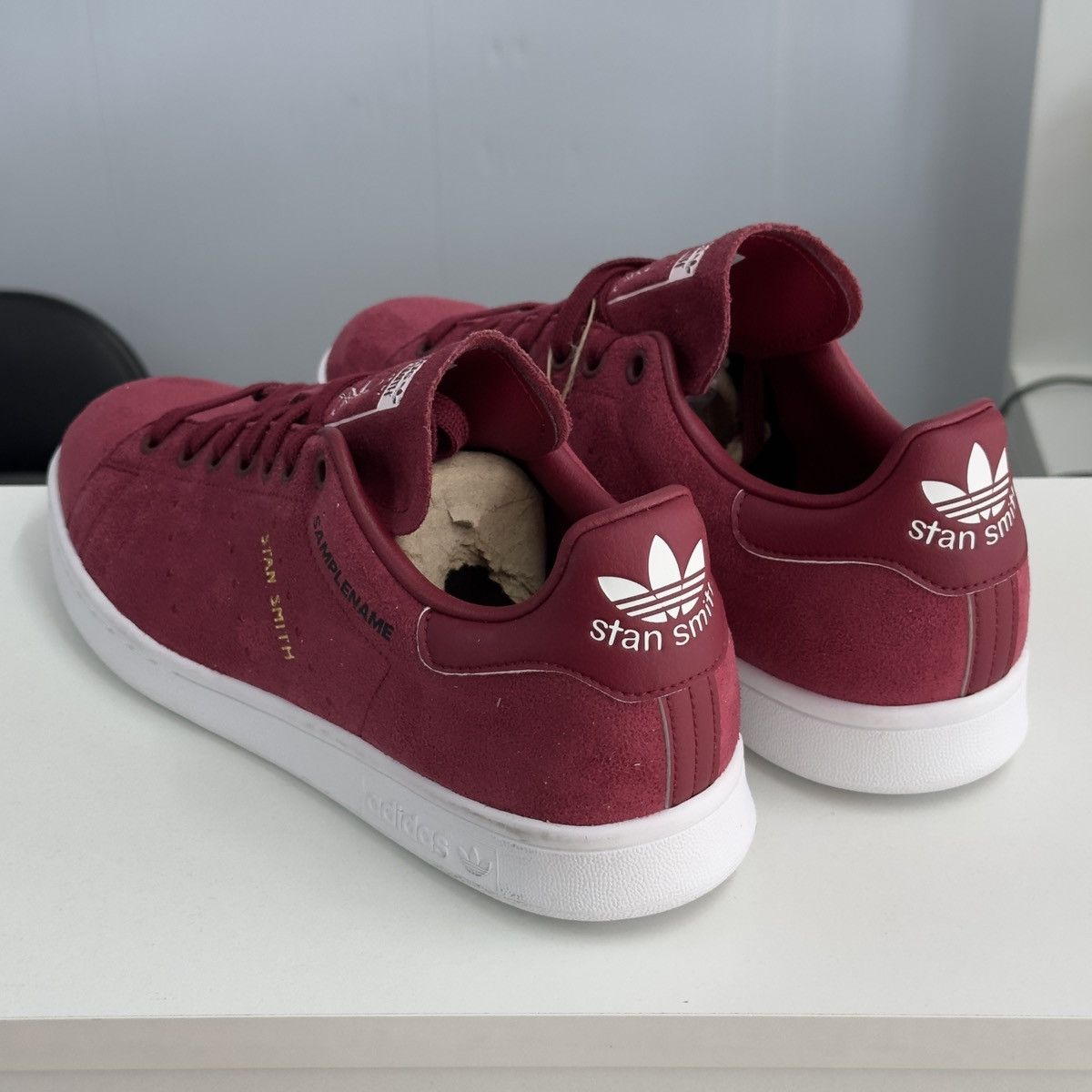 Adidas Original Adidas Stan Smith GX3416 “Burgundy Suede” | US 9 Size US 9 / EU 42 - 2 Thumbnail