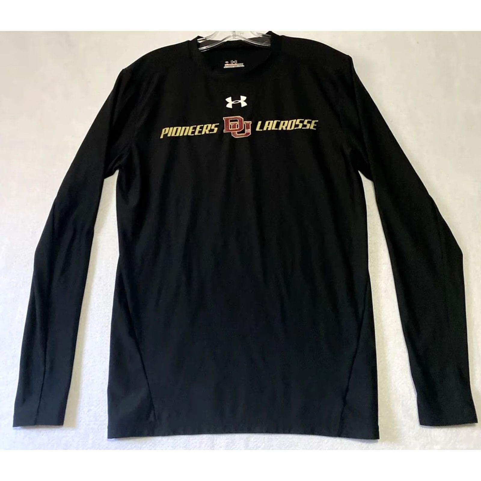 Under Armour Under Armour Shirt Men's XL Black Stretch Long Sleeve Logo Graphic Print Regular Fit Lightweight T-Shirt 27-11 Muscle Athletic Mexico Size US XL / EU 56 / 4 - 2 Thumbnail