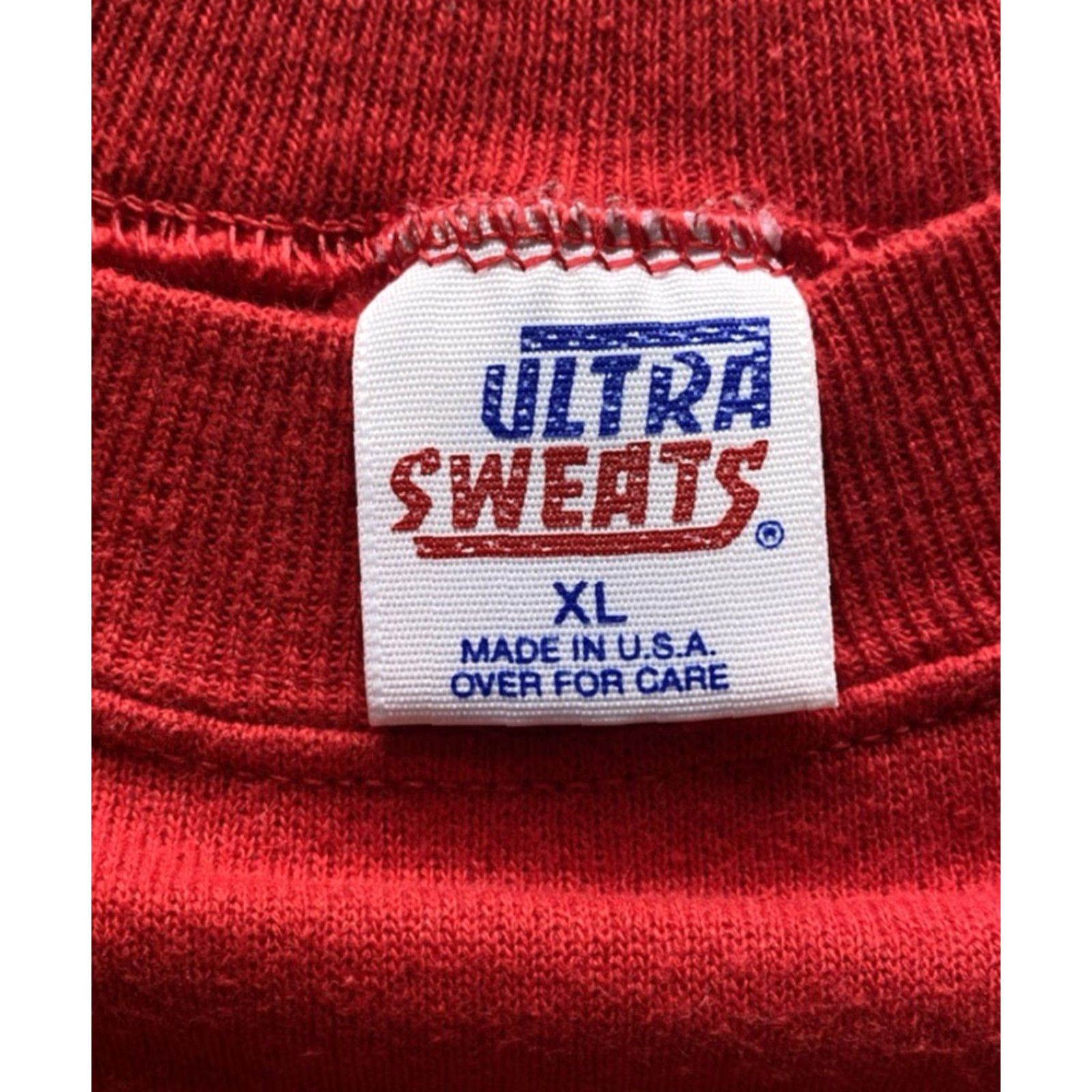 Vintage VINTAGE ULTRA SWEATS Sweatshirt Red 80s 90s Made in USA Men XL Long Sleeve Pullover Mens 90s 80s Coca Cola Theme Size US XL / EU 56 / 4 - 6 Thumbnail