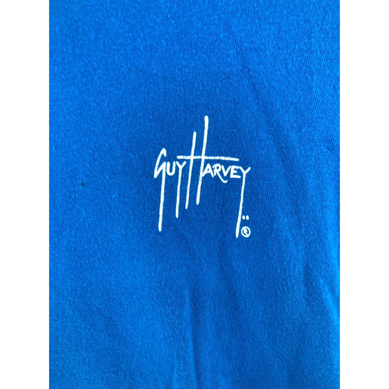 Guy Harvey Guy Harvey Mens TShirt Small Blue Fishing Outdoor Classic Fit Size US S / EU 44-46 / 1 - 5 Thumbnail