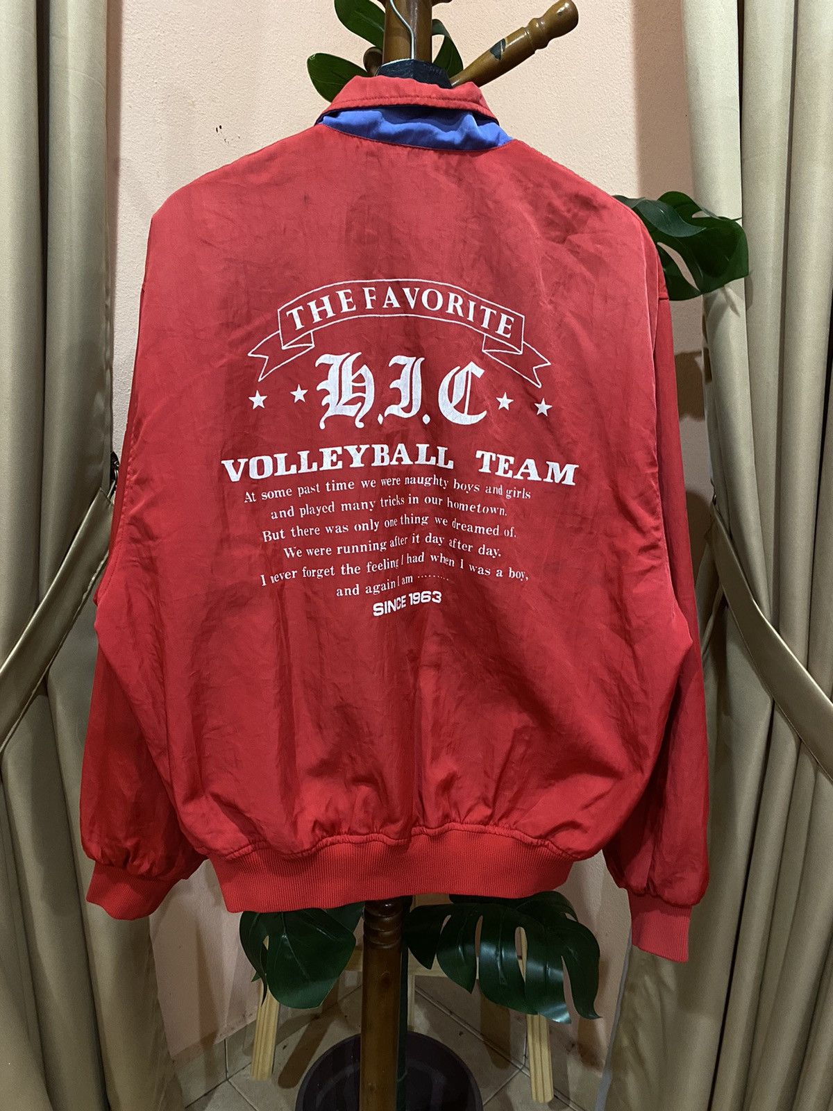 Vintage VINTAGE 80S VOLLEYBALL VARSITY REVERSIBLE JACKET Size US L / EU 52-54 / 3 - 8 Thumbnail