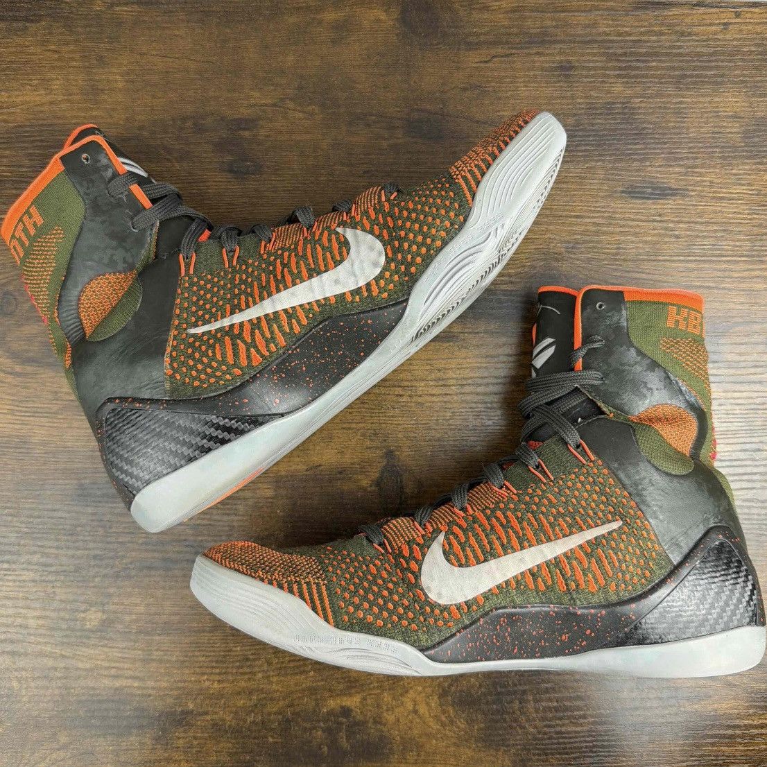 Nike Nike Kobe 9 Elite Sequoia Strategy Size 10 630847-303 Orange Size US 10 / EU 43 - 4 Thumbnail