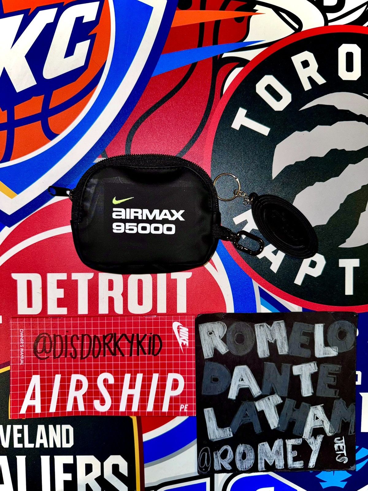 Nike ComplexCon 2025 Black/Volt Nike Air Max 95000 Keychain Pouch | Grailed