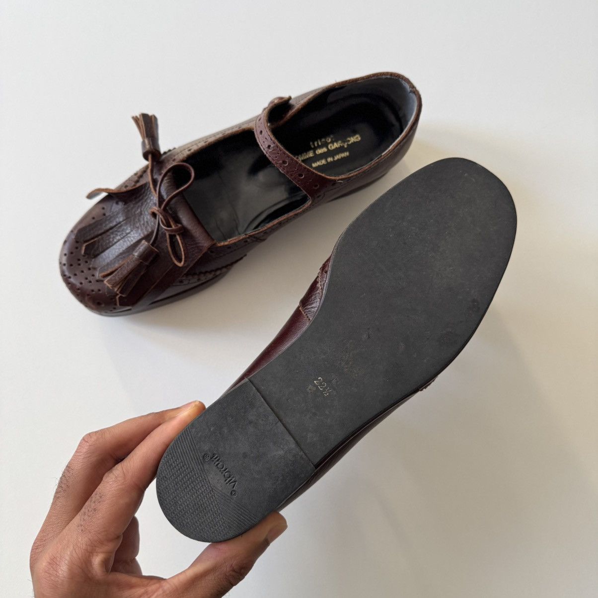 Comme des Garcons Tricot Comme Des Garcons Brown Tassel Mary Jane Loafers Size US 5.5 / IT 35.5 - 6 Thumbnail