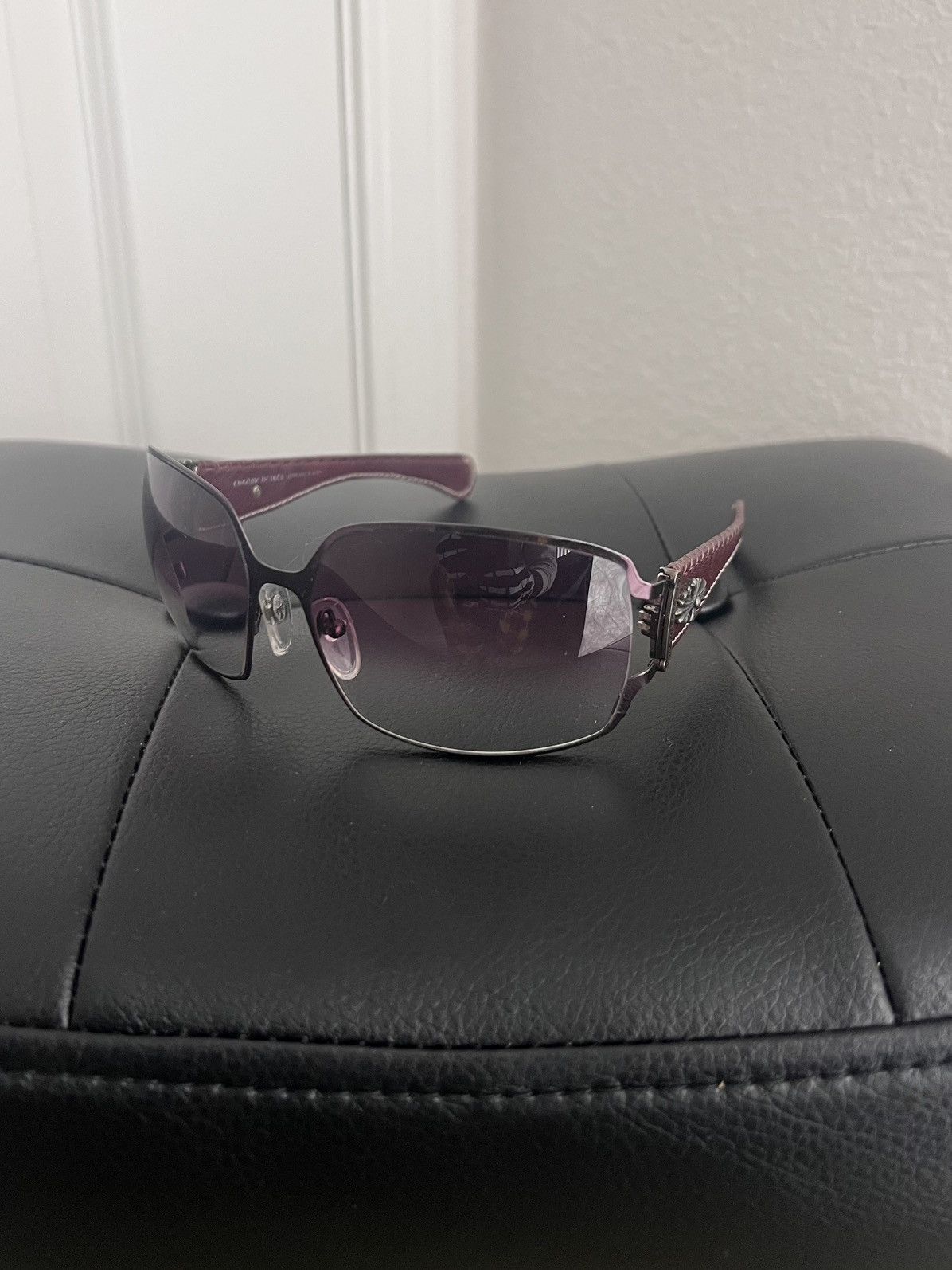 Chrome hearts POON I sunglasses in brown/purple