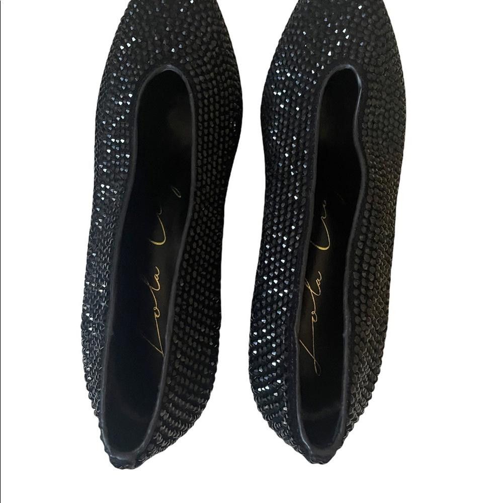 Other New Lola Cruz Black Crystal Embellishment Heel Pumps Size 39 Size US 9 / IT 39 - 9 Thumbnail