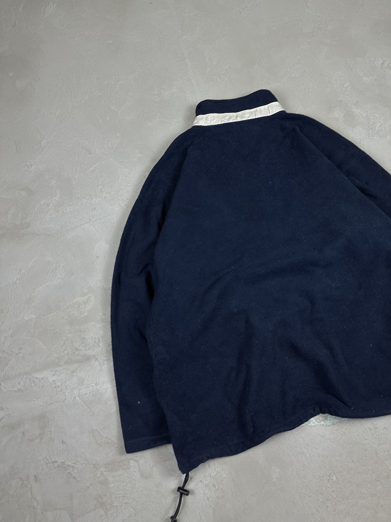 Tommy Hilfiger × Vintage 00s Vintage Y2k Tommy Hilfiger Sherpa Boxy Quaterzip Fleece Size US XXL / EU 58 / 5 - 13 Thumbnail