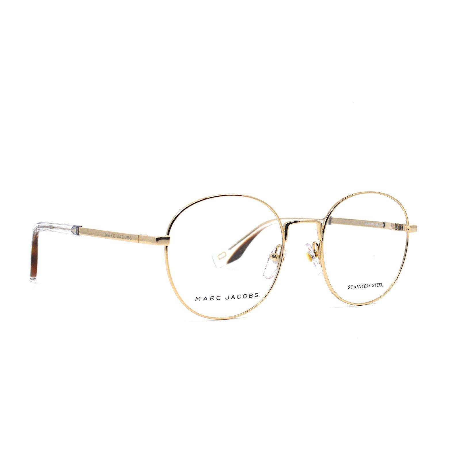 Marc Jacobs NEW MARC JACOBS MARC272 J5G GOLD AUTHENTIC EYEGLASSES FRAME Size ONE SIZE - 3 Thumbnail