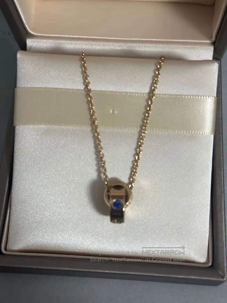 Bvlgari Bvlgari Double Ring Gemstone Necklace. Size ONE SIZE - 2 Thumbnail
