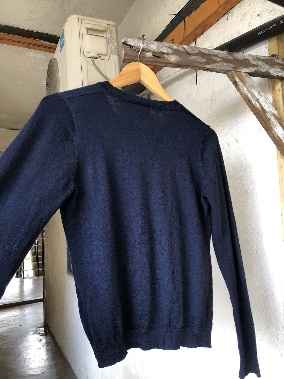 Jean Paul Gaultier Jean Paul Gaultier Blue Knit Wool Cardigan Sweater Size M / US 6-8 / IT 42-44 - 11 Thumbnail