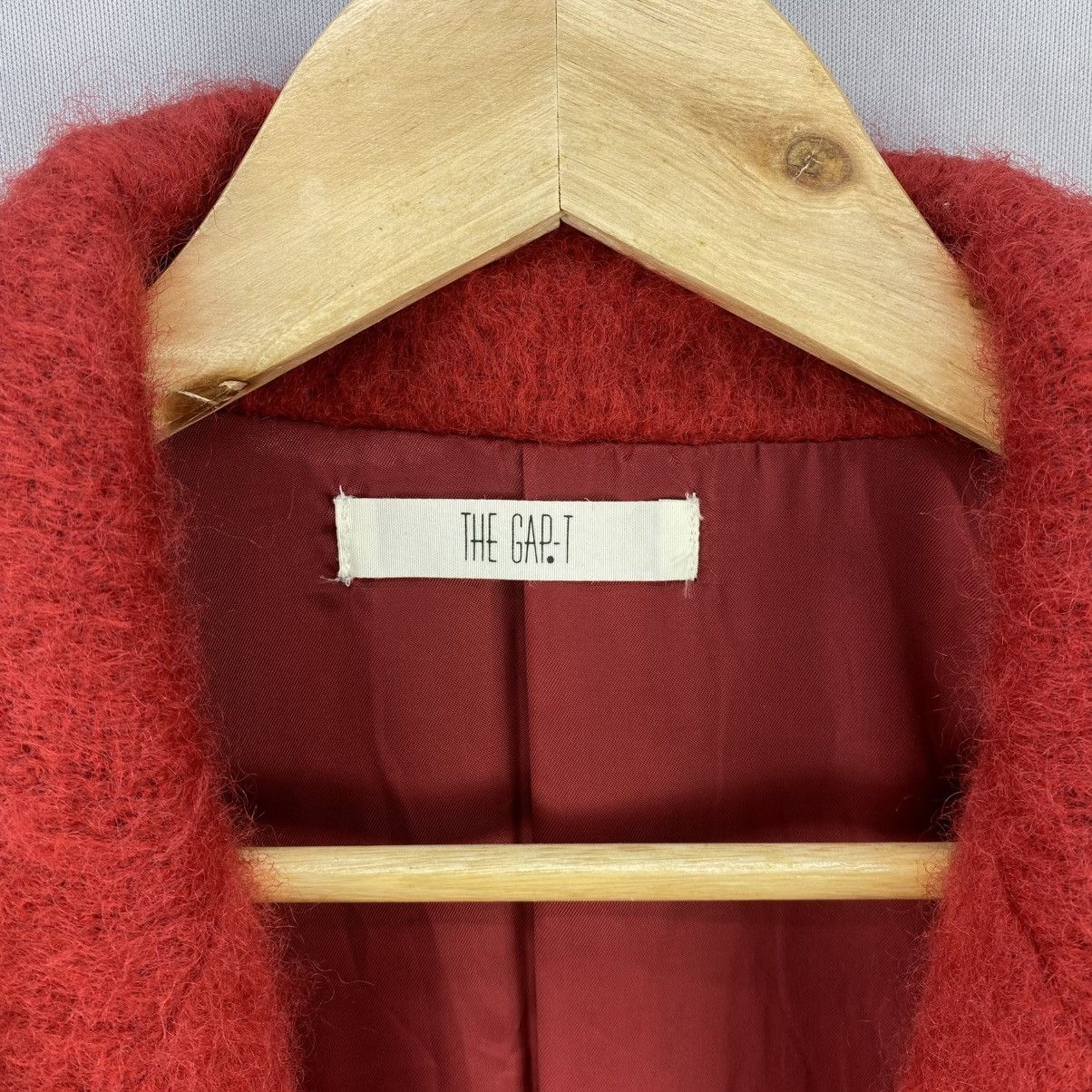 Gap Vintage Mohair Long Coat Jacket Size S / US 4 / IT 40 - 12 Thumbnail