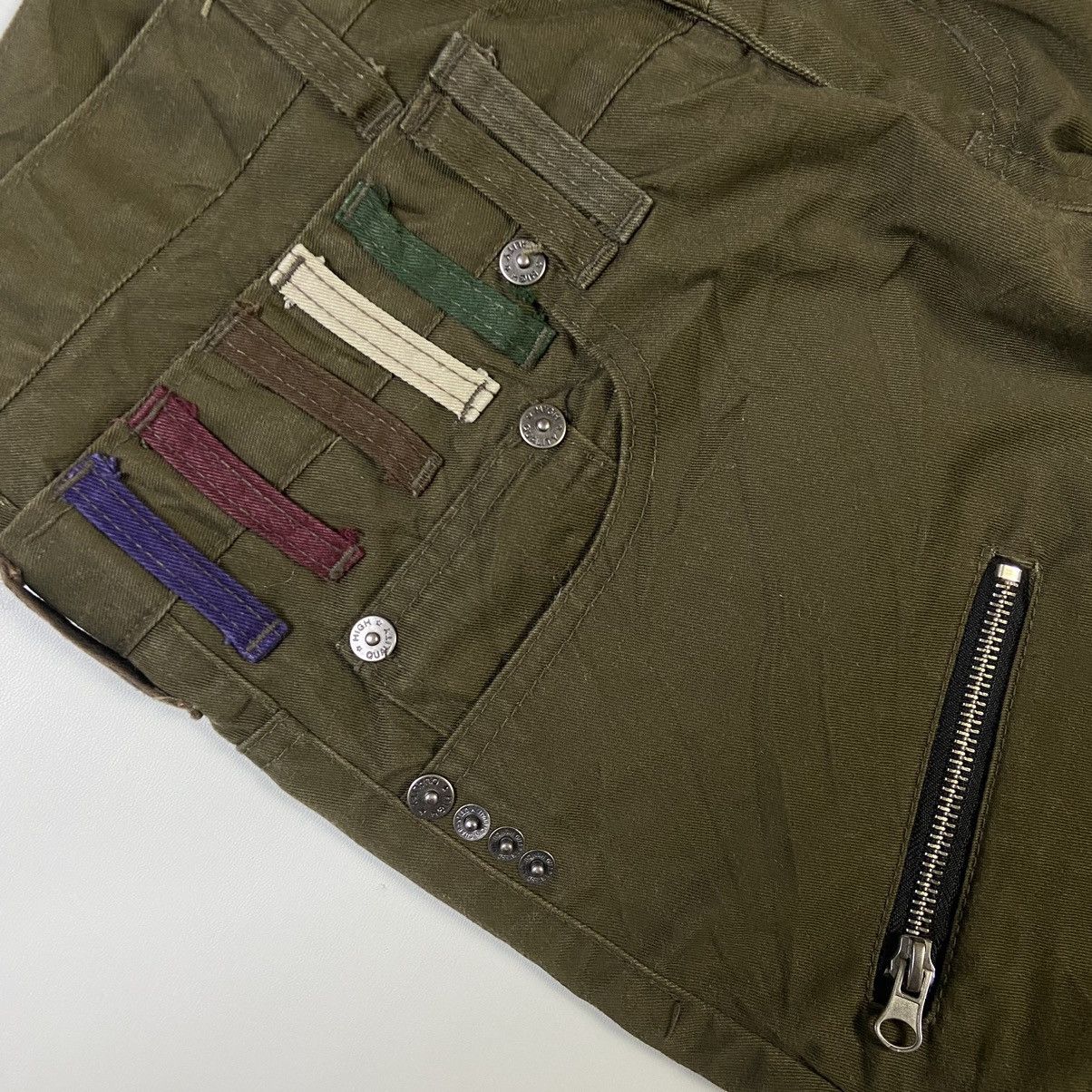 PPFM Y2K Multi Zip Pocket Punk Style Size US 30 / EU 46 - 4 Thumbnail