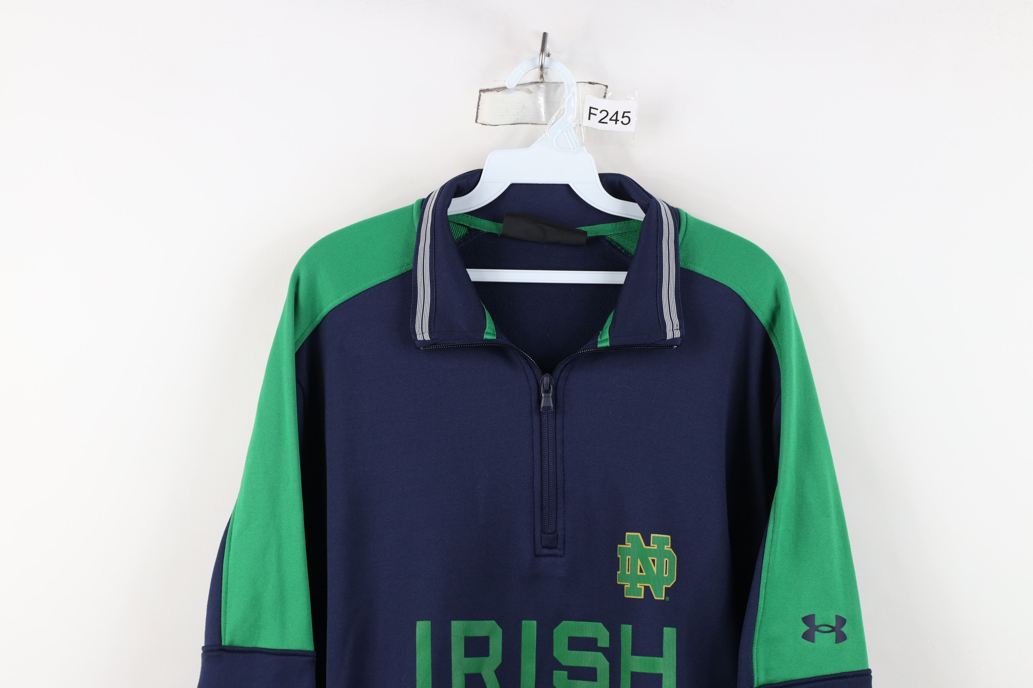 Under Armour Under Armour Mens Dame University Irish Half Zip Sweatshirt Size US XL / EU 56 / 4 - 2 Thumbnail