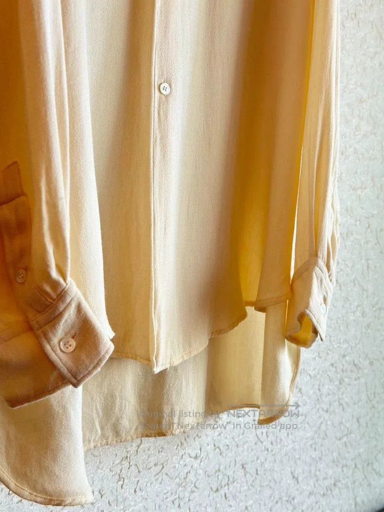 Yohji Yamamoto Yohji Yamamoto 95AW Silk Shirt. Size US M / EU 48-50 / 2 - 4 Thumbnail