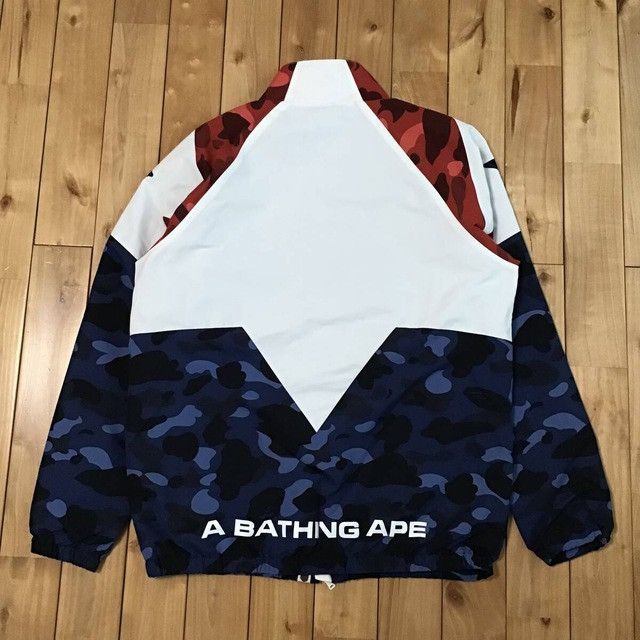 Bape BAPE STA Track Top Jacket Blue camo a bathing ape star Size US L / EU 52-54 / 3 - 2 Thumbnail
