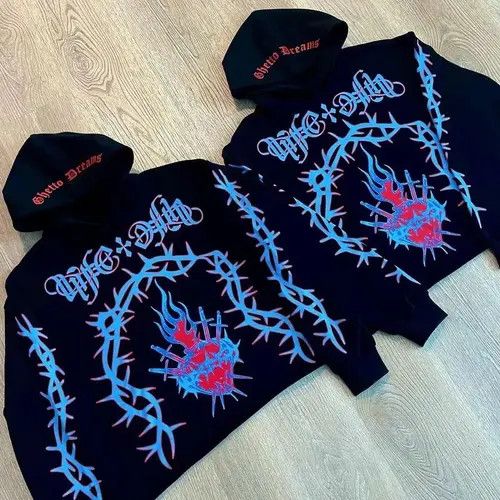 VIBE Streetwear Hip Hop Gothic Sweatshirt Size US L / EU 52-54 / 3 - 2 Thumbnail