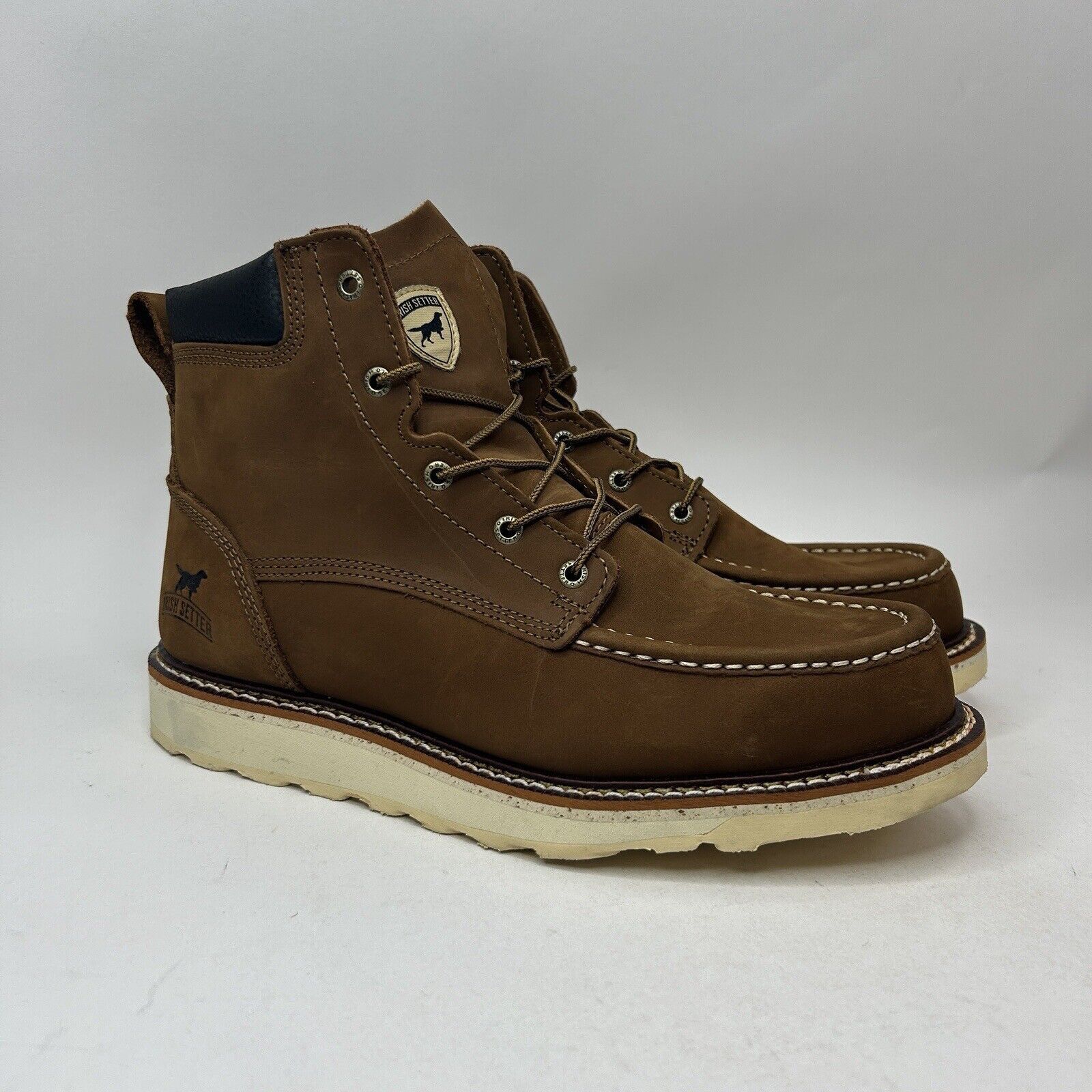 Red Wing Irish Setter 6" Ashby Soft Toe Red Wing Boots “Light Brown” Size US 11.5 / EU 44-45 - 1 Thumbnail
