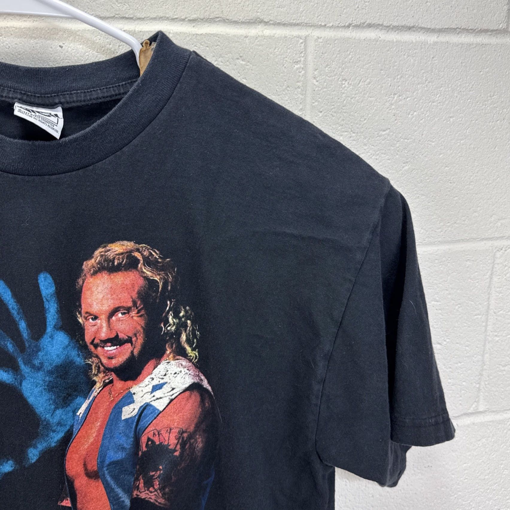 Vintage Vintage 1998 WCW Diamond Dallas Page Wrestling Shirt XL Black Crew Neck Short Sleeve T-Shirt Mens 90s Retro Logo Graphic Print Size US XL / EU 56 / 4 - 7 Thumbnail