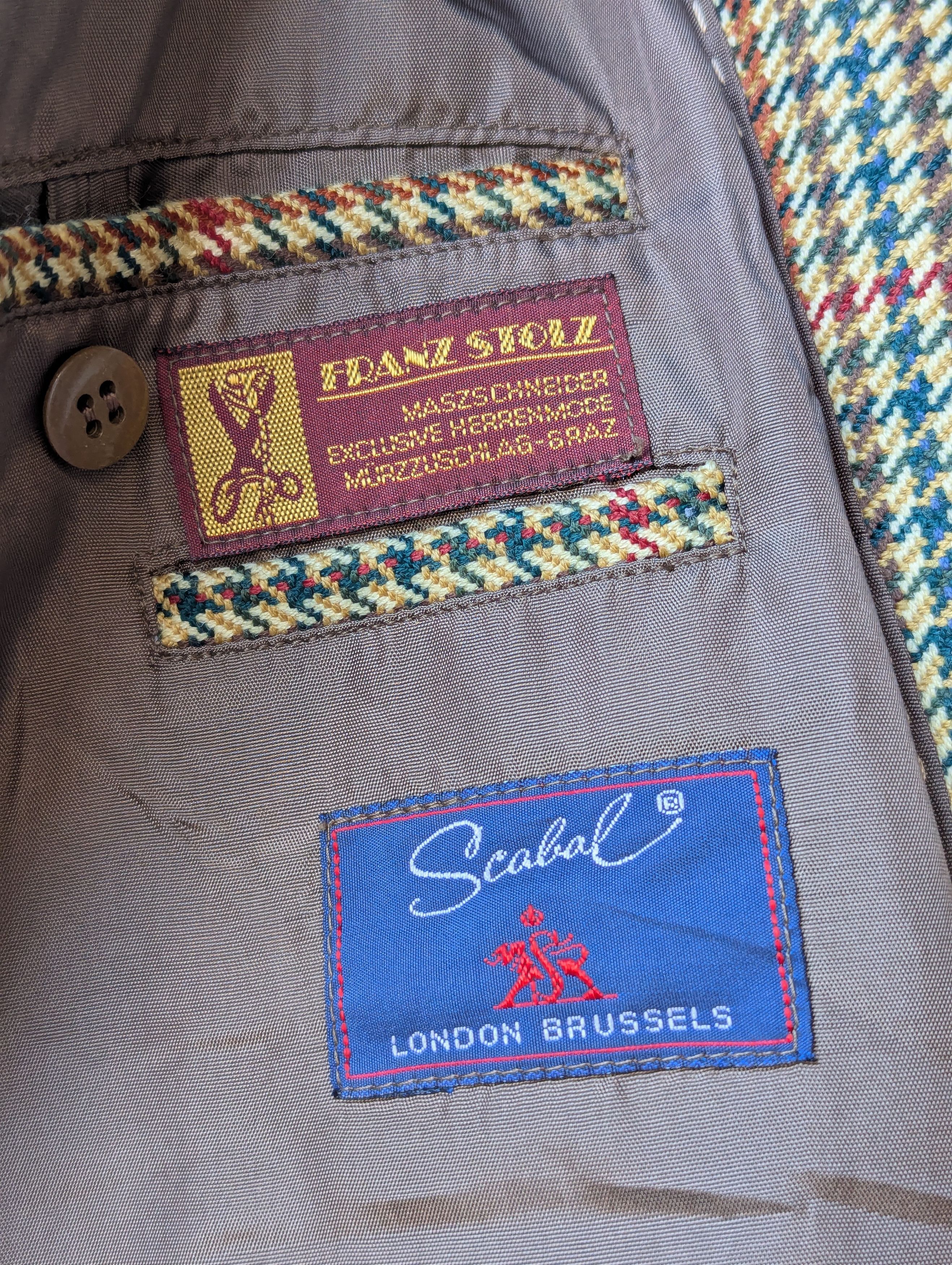 SCABAL Scabal x Franz Stolz Vintage Wool Blazer Jacket Size 50R - 11 Thumbnail