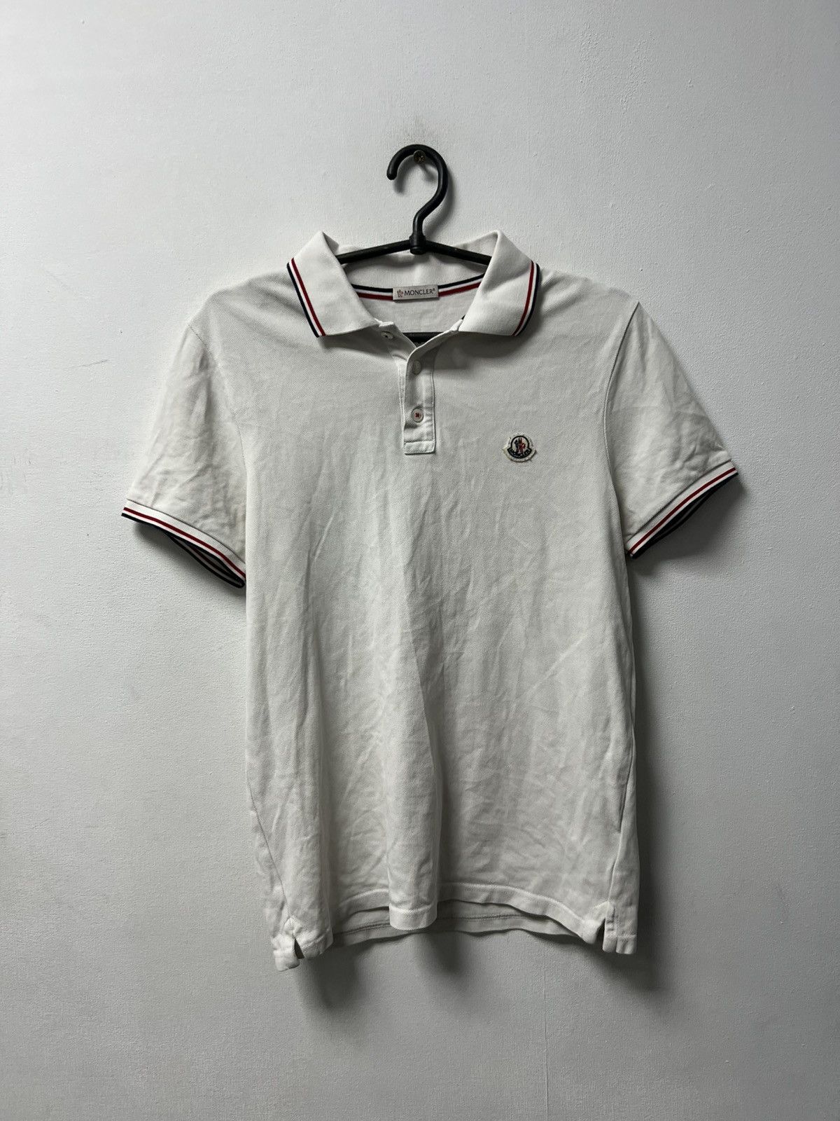 Moncler Moncler Lixury Polo T-Shirt Size S Rare Size US S / EU 44-46 / 1 - 1 Thumbnail