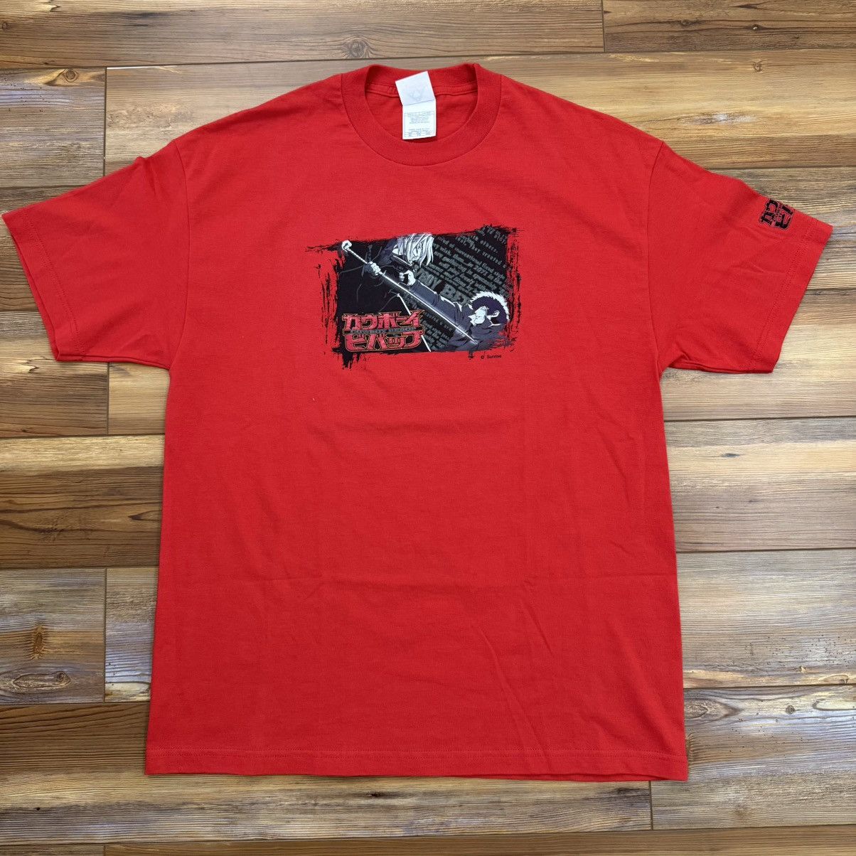 Other Vintage Red Cowboy Bebop Spike Bounty Hunter Anime Shirt Size US XL / EU 56 / 4 - 1 Thumbnail