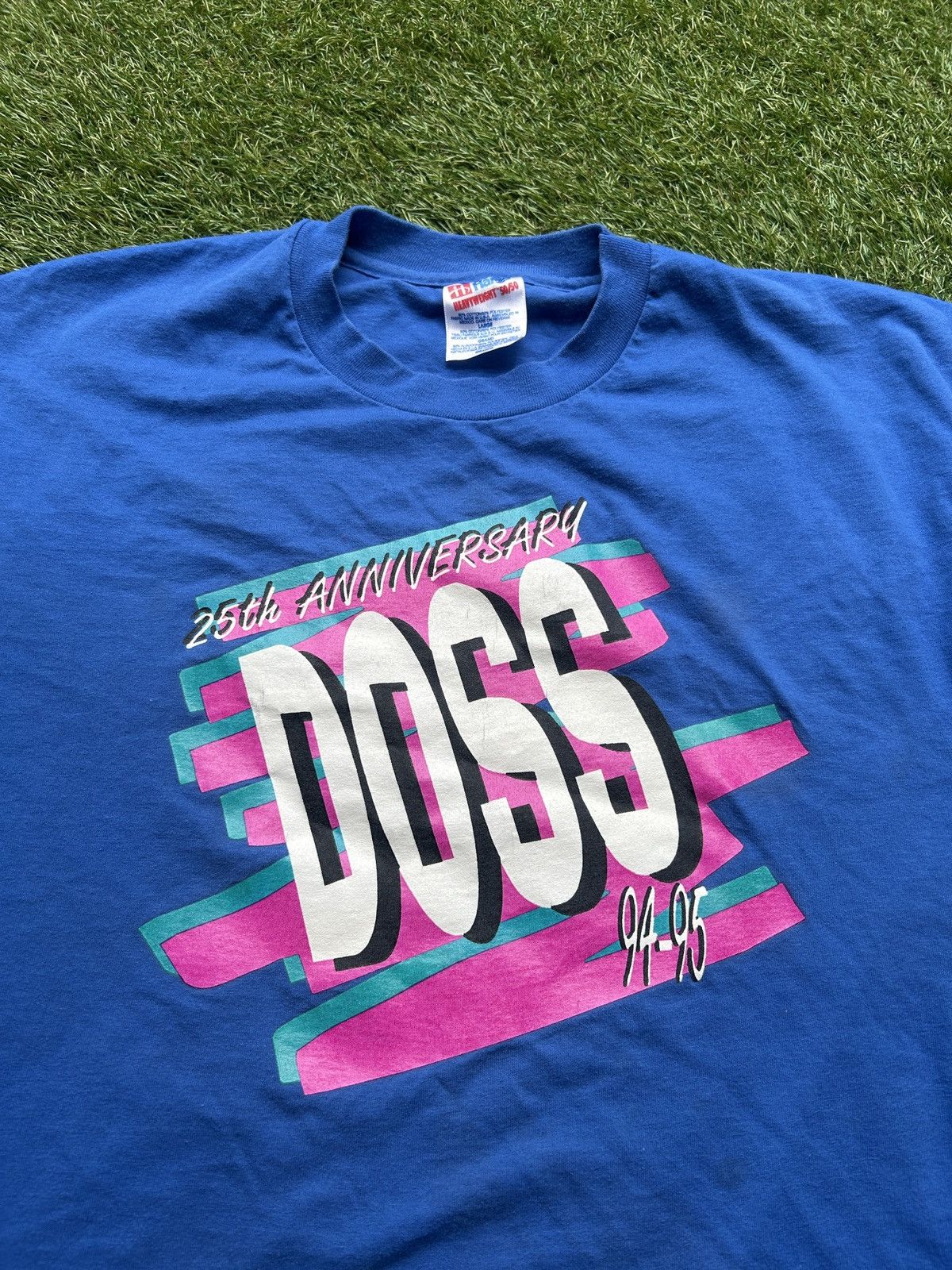 Vintage Vintage 90s Hanes 25th Anniversary DOSS 1994-95 T-Shirt Size US L / EU 52-54 / 3 - 2 Thumbnail