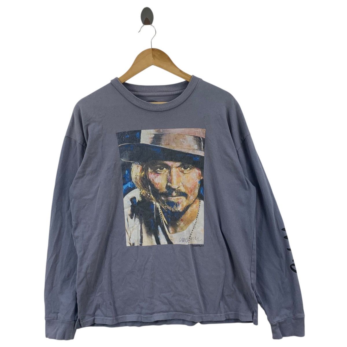 Other CELEBRITY ICONS ART Sid Maurer Johnny Depp Artwork Tee Shirt Size XL / US 12-14 / IT 48-50 - 3 Thumbnail
