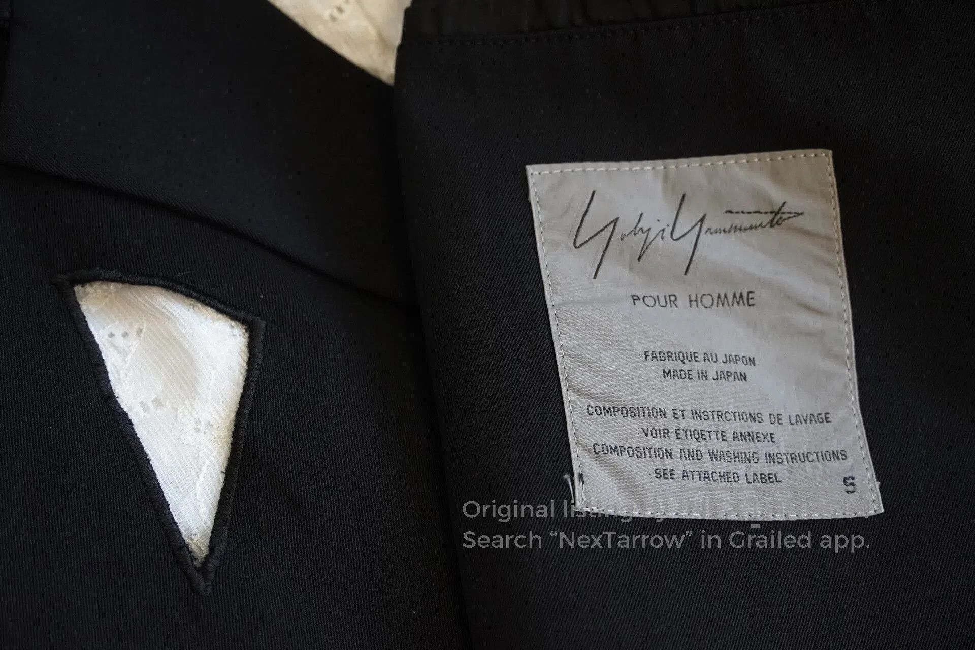 Yohji Yamamoto Yohji Yamamoto Black Wool Jacket. Size US S / EU 44-46 / 1 - 5 Thumbnail