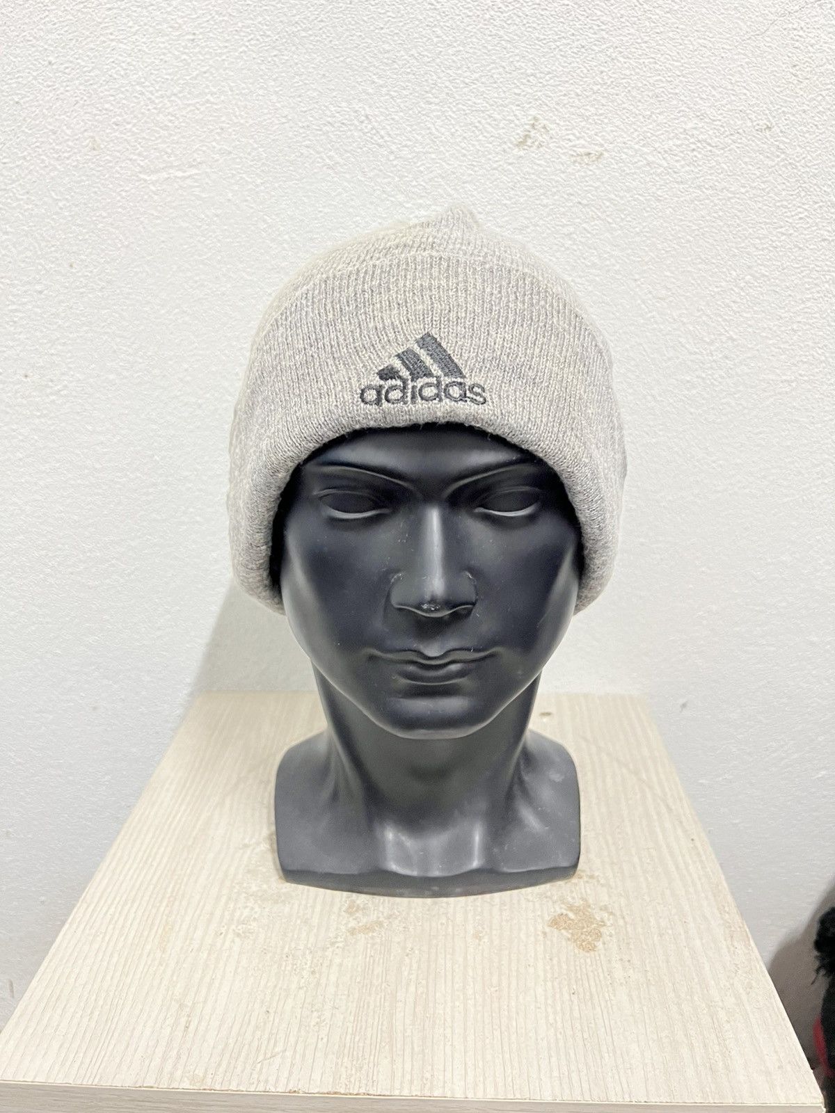 Adidas Vintage Adidas Big Logo Beanie Hat Size ONE SIZE - 2 Thumbnail