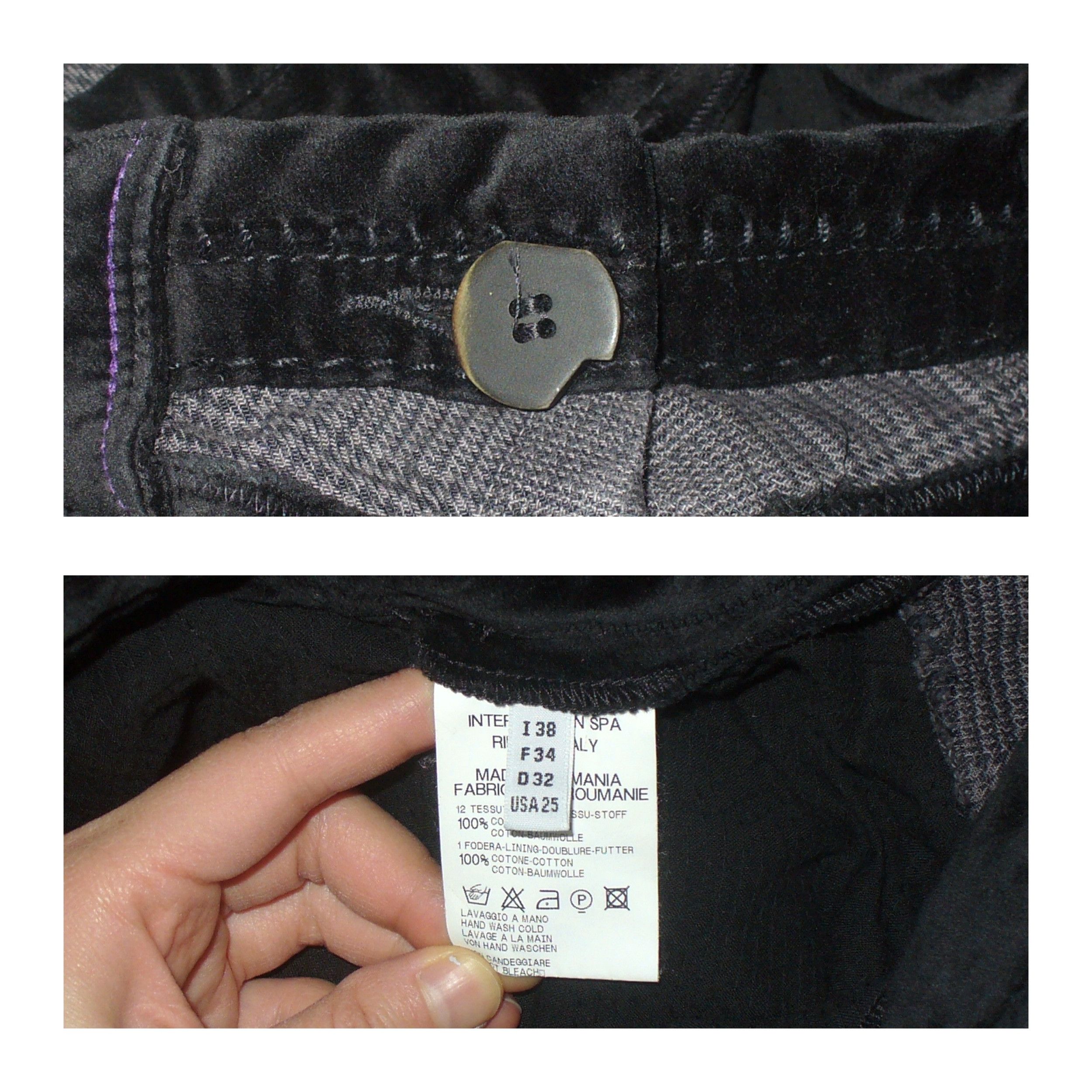 Marithe + Francois Girbaud Marithe Francois Girbaud grey and black skirt Size 26" / US 2 / IT 38 - 3 Thumbnail