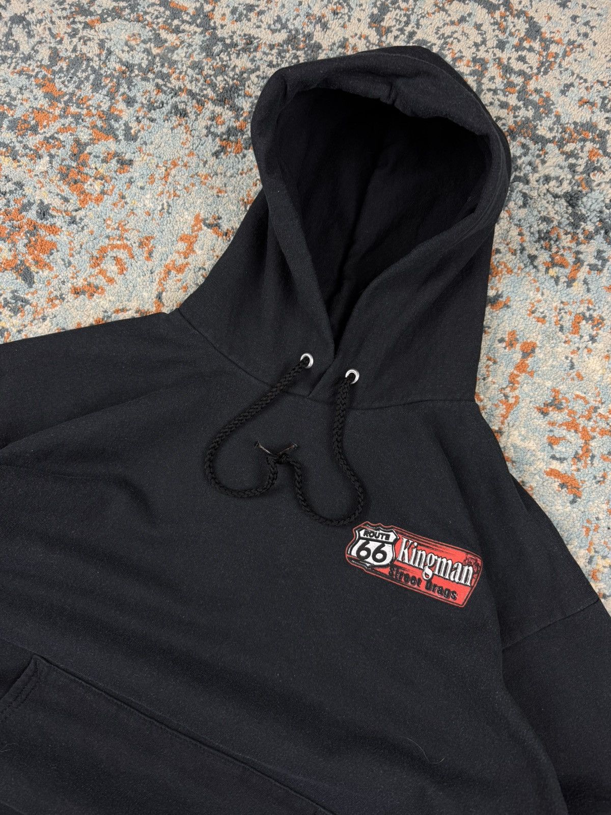 Vintage Vintage 90s Kingman street drags racing musclecar hoodie y2k Size US L / EU 52-54 / 3 - 5 Thumbnail