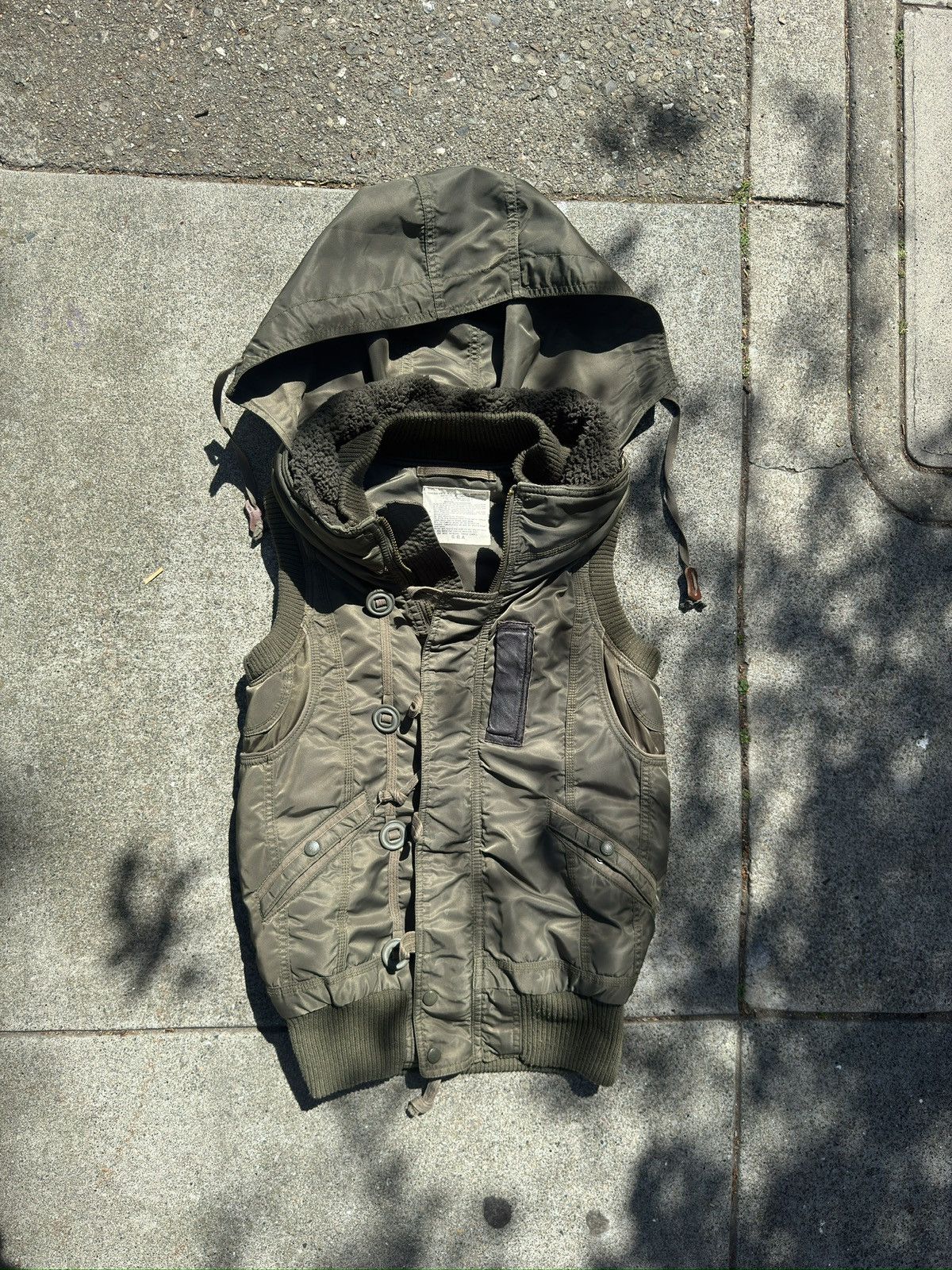 トップス GOA bono vest jacket goa gimmick bono vest ゴア ベスト LGB 00sy2k Vintage Goa If Six