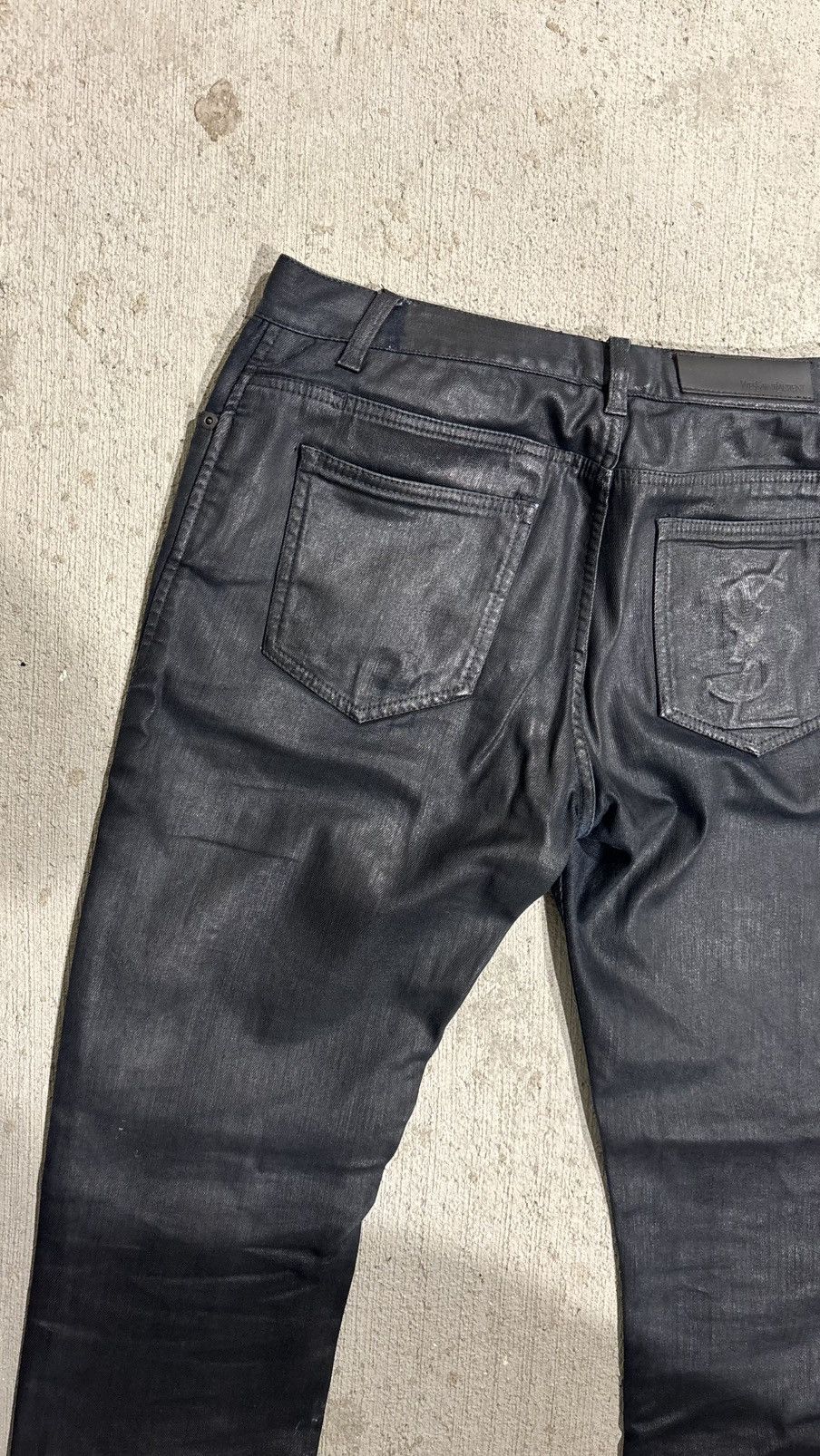 Yves Saint Laurent Vintage Yves Saint Laurent Coated Denim Size US 32 / EU 48 - 3 Thumbnail