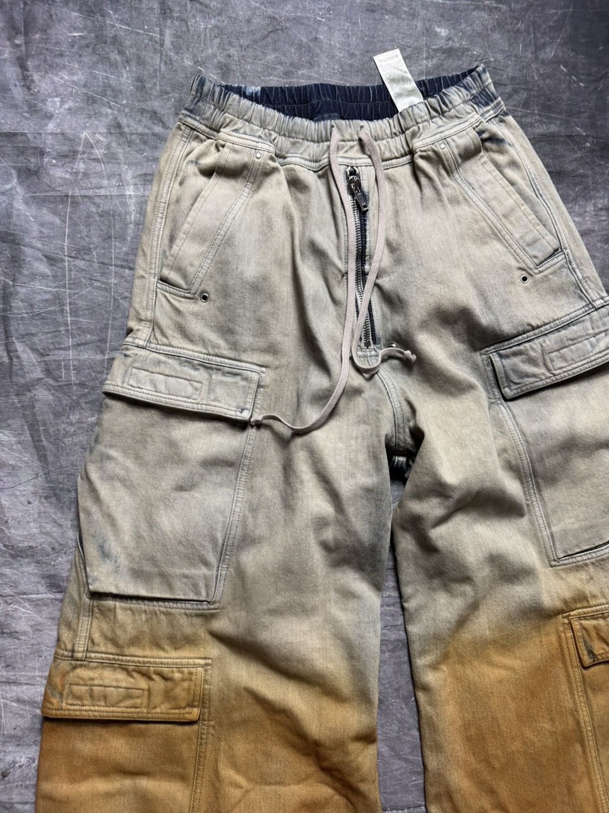Rick Owens Rick Owens Drkshdw Double Cargo Belas in Sky Orange Degrade Size US 34 / EU 50 - 3 Thumbnail