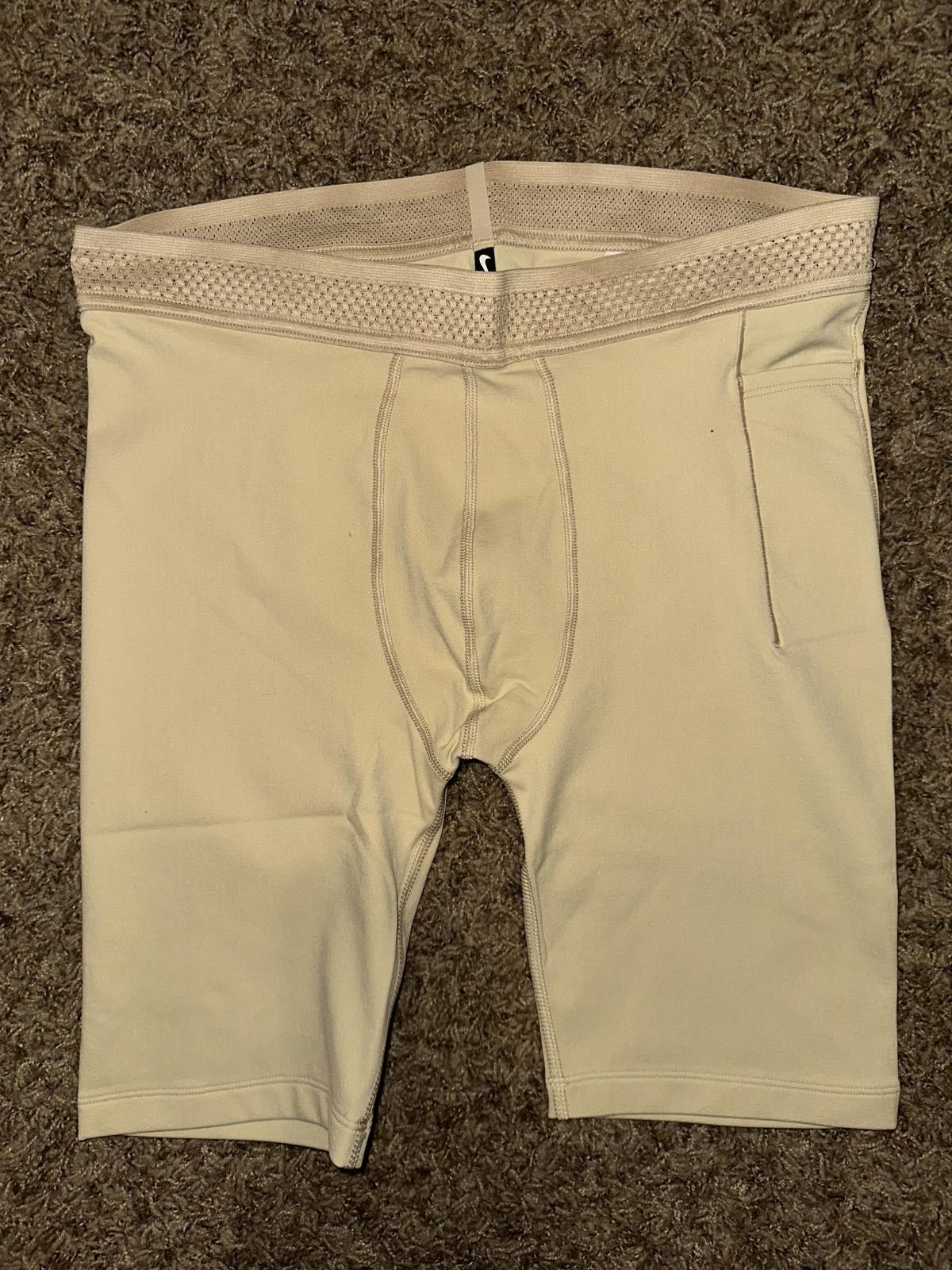 Nike Nike Men’s Dri-FIT x MMW 3-in-1 Shorts Beige Size US 32 / EU 48 - 2 Thumbnail