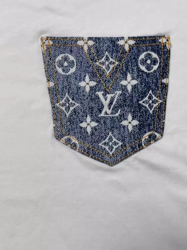 Louis Vuitton LOUIS VUITTON Monogram Pocket Short Sleeve TShirt-2506 Size US L / EU 52-54 / 3 - 4 Thumbnail