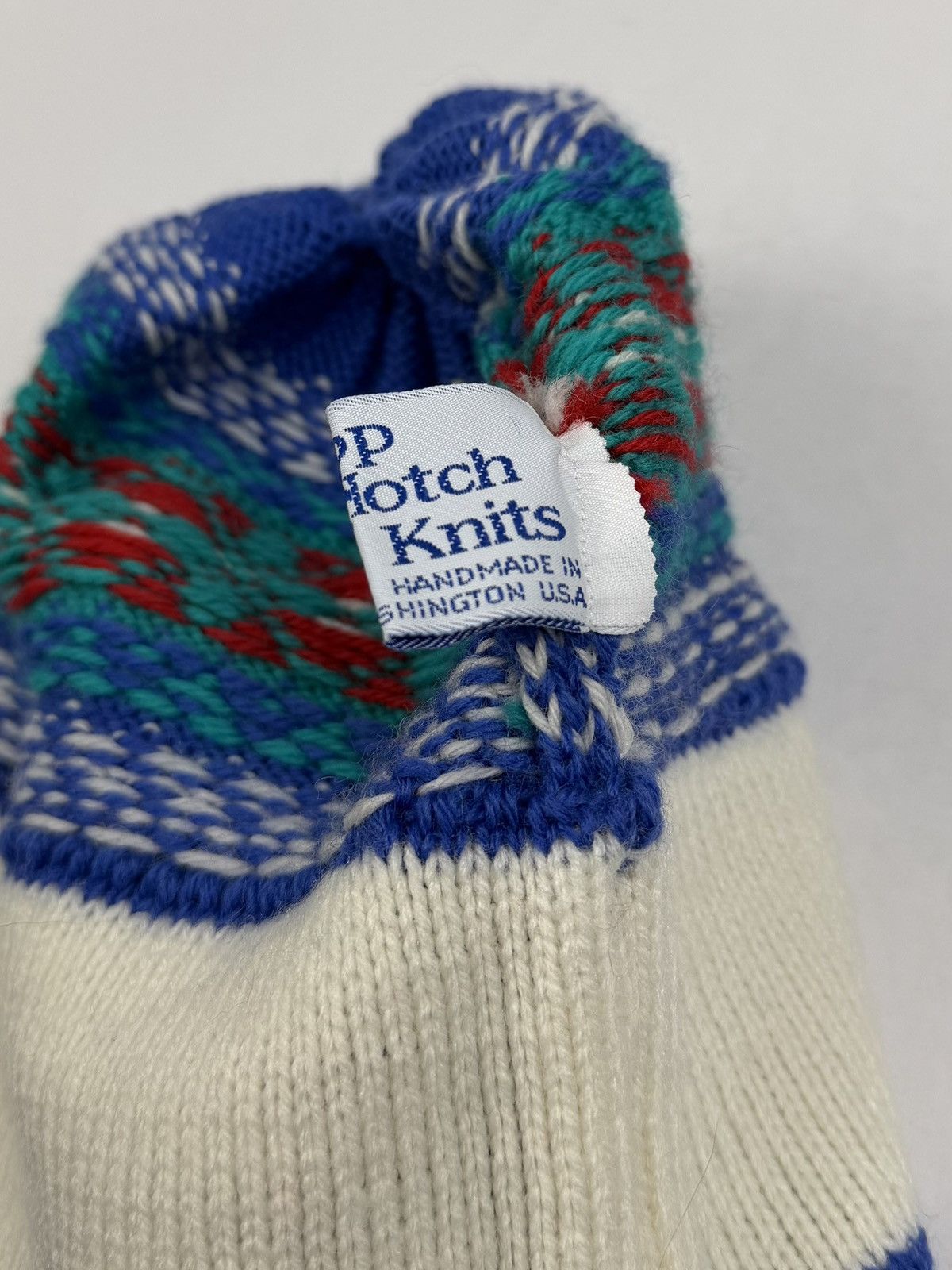 Other Vintage Top Notch Knit Ski Hat Aztec Wool Beanie Ear Flaps Size ONE SIZE - 10 Thumbnail