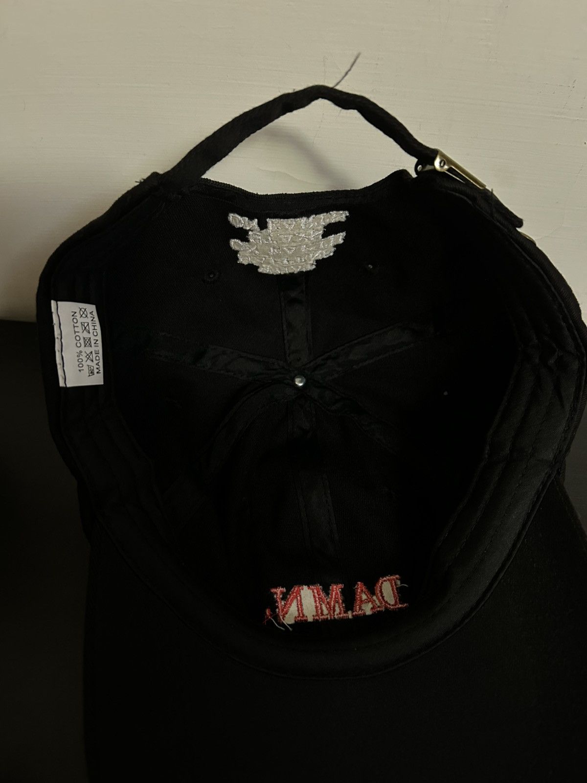 Kendrick Lamar Kendrick Lamar Damn Hat Black Size ONE SIZE - 5 Thumbnail