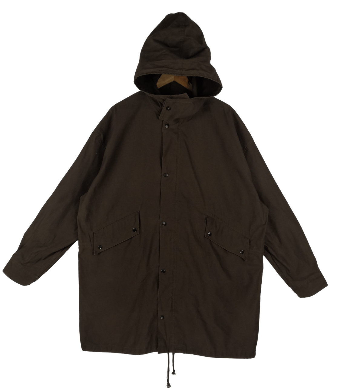 A.P.C. Vintage 90s A.P.C Rue De Fleurus Hoodie Parka Jacket Size US L / EU 52-54 / 3 - 1 Thumbnail