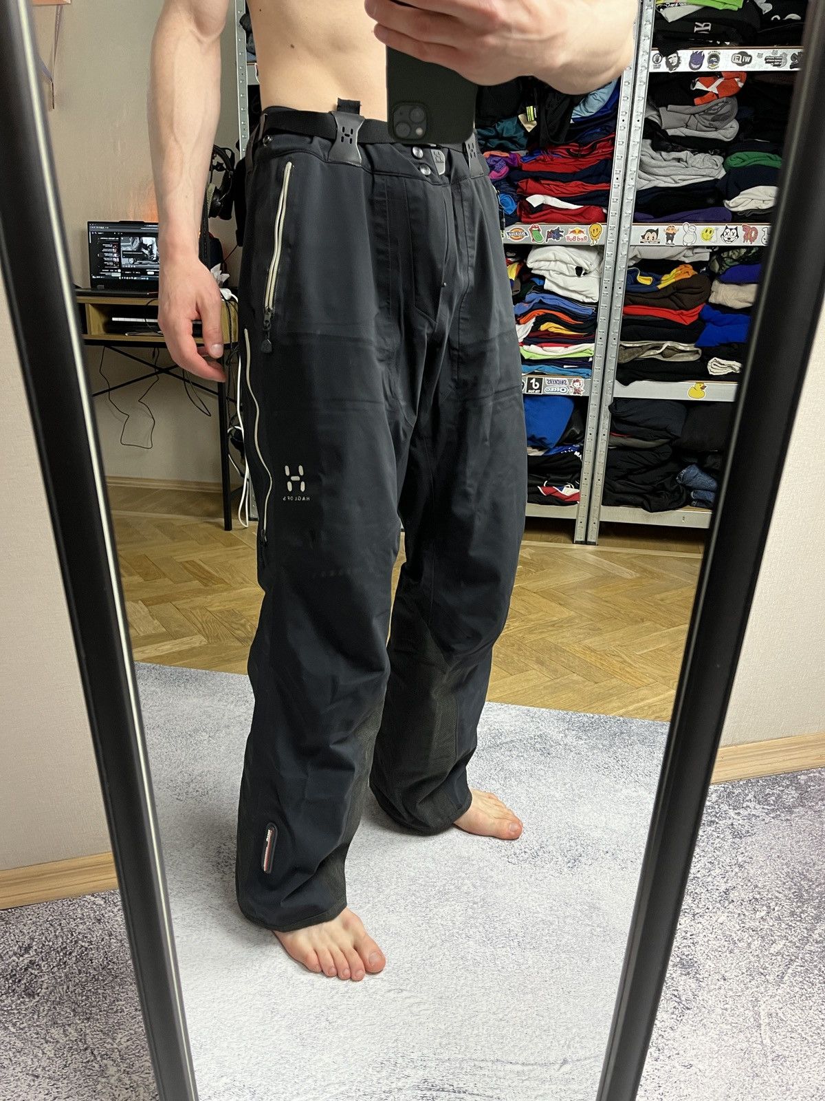 Goretex × Haglofs Haglofs Gore-Tex Recco SoftShell Ski Snow Pants Outdoor Rare Size US 31 - 2 Thumbnail