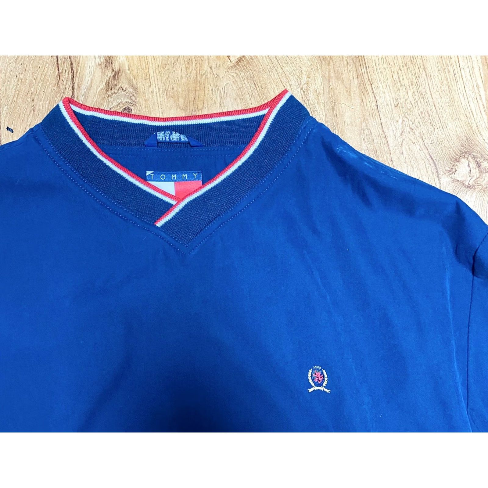 Tommy Hilfiger VINTAGE Tommy Hilfiger Windbreaker Jacket Pullover Jacket Men L Blue Golf Wind-Resistant Logo 2000s - Regular Branded Size US L / EU 52-54 / 3 - 6 Thumbnail