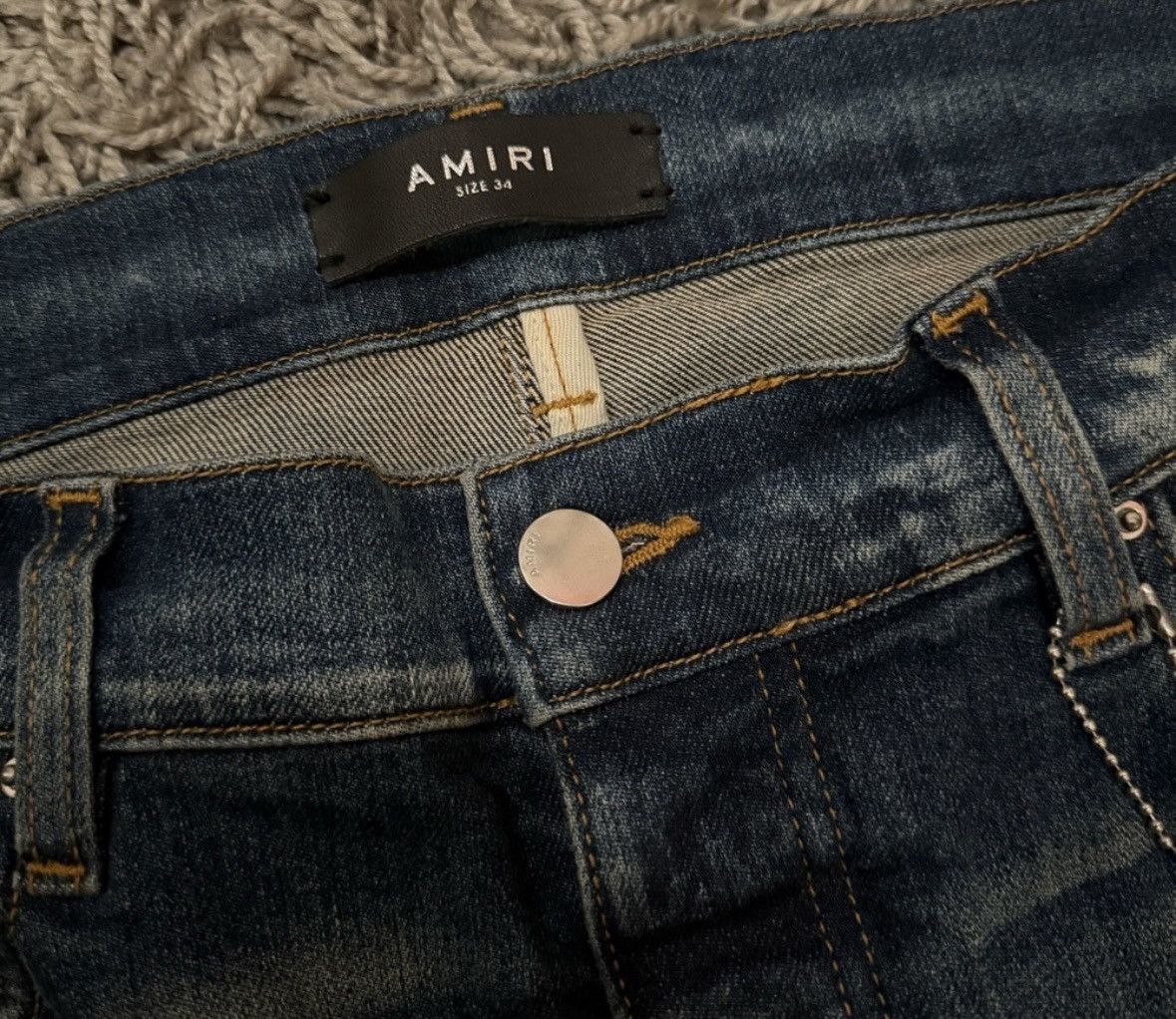 Amiri Blue Amiri Jeans Size US 34 / EU 50 - 4 Thumbnail