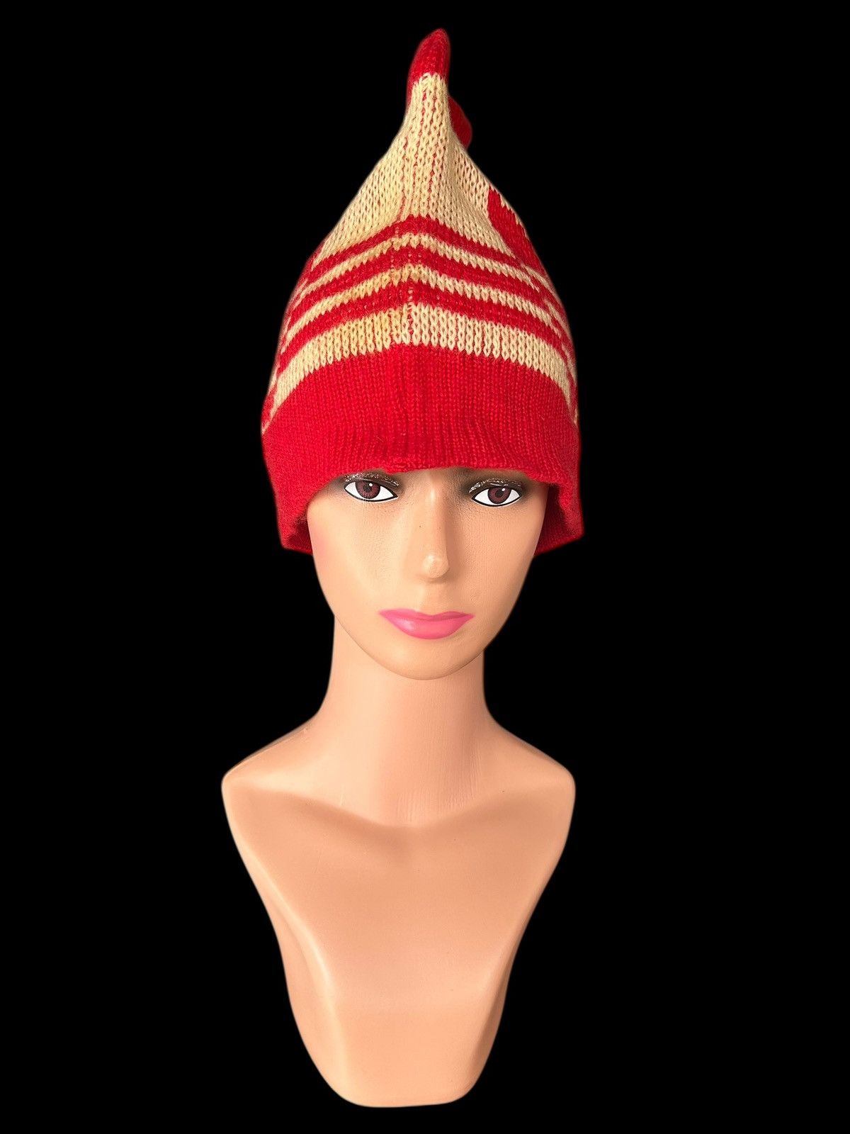Kapital Mohawk Vintage ADIDAS knitted Beanie Hats Size ONE SIZE - 5 Thumbnail