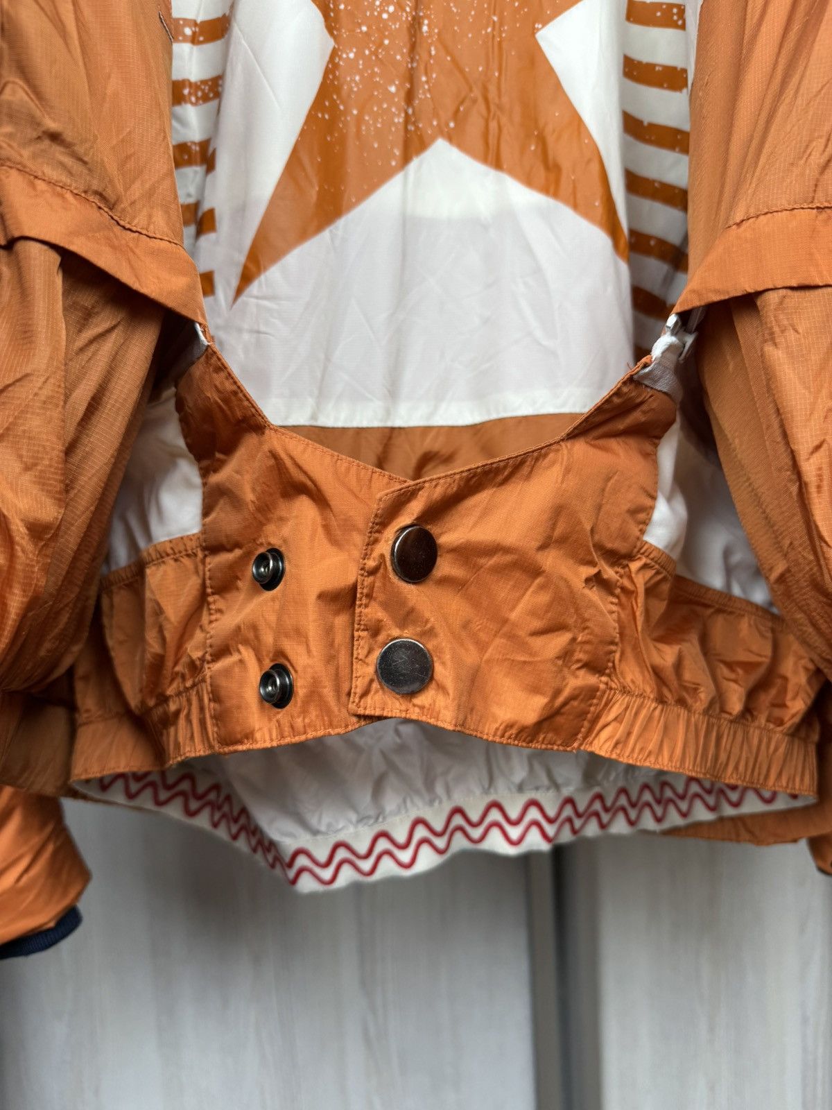Japanese Brand Jet Set Orange quilted down puffer fur ski jacket Size US L / EU 52-54 / 3 - 11 Thumbnail