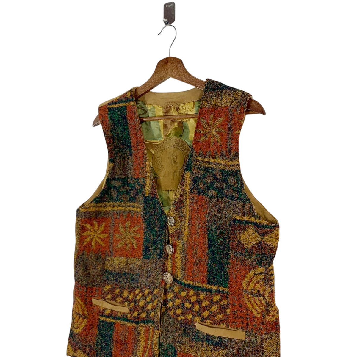 Designer × Leather × Vintage VINTAGE AMGE MADE IN SPAIN LEATHER VEST JACKET Size US M / EU 48-50 / 2 - 3 Thumbnail