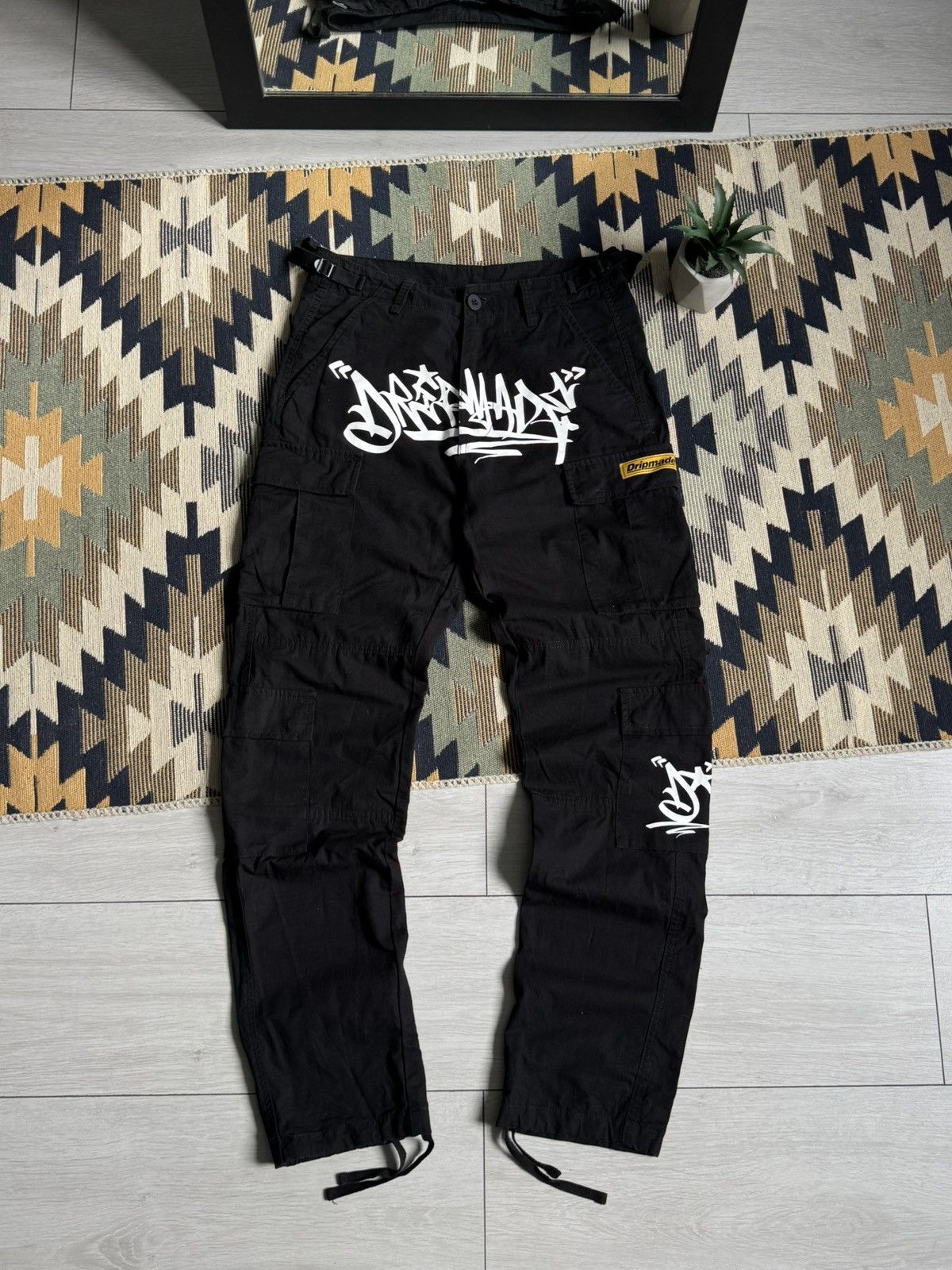 Tribal Streetwear Dripmade Y2K Big Logo Streetwear Pants Size US 28 / EU 44 - 1 Thumbnail