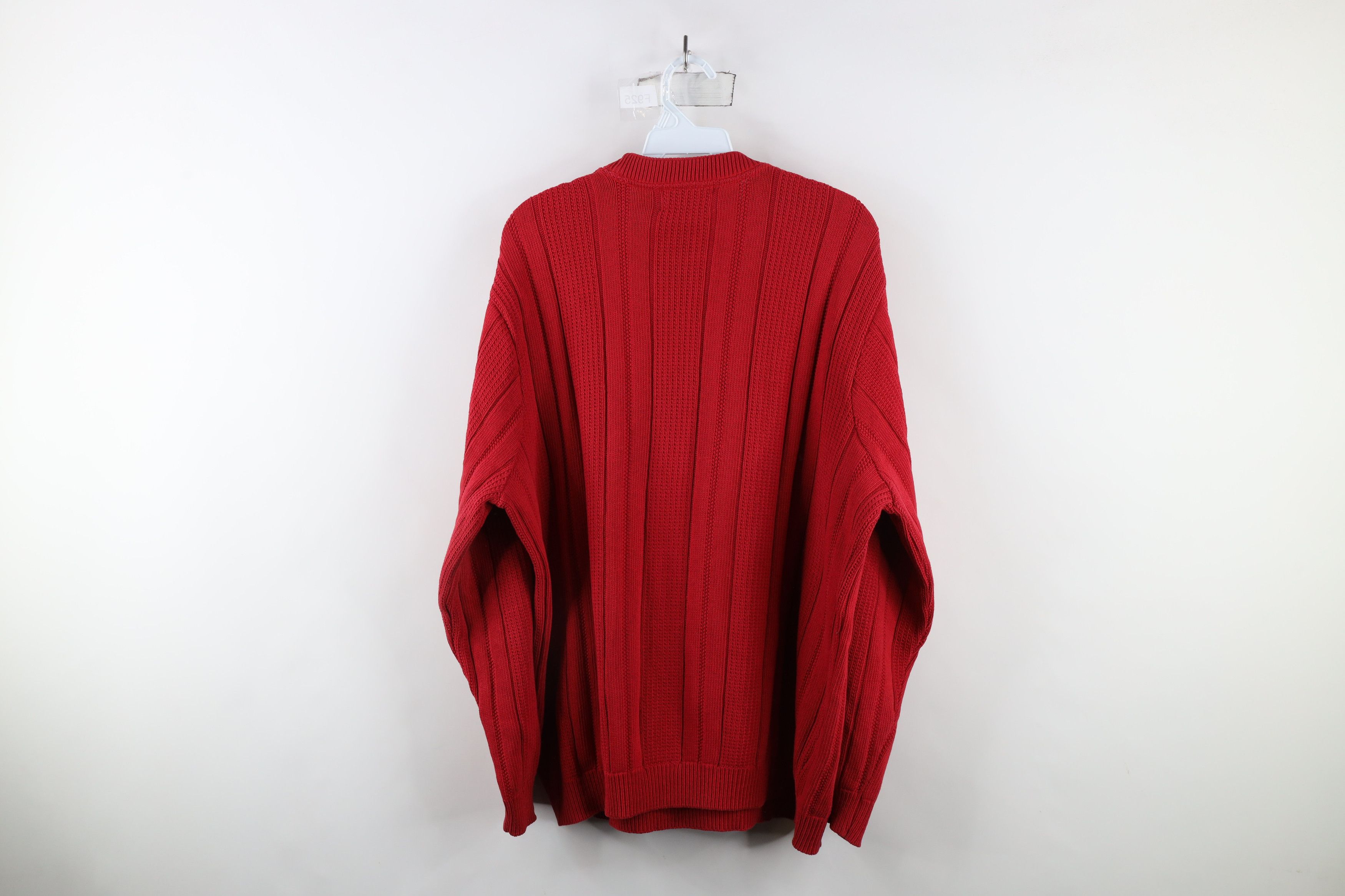 Vintage Vintage 90s Streetwear Framed Cotton Ribbed Knit Sweater Size US L / EU 52-54 / 3 - 9 Thumbnail